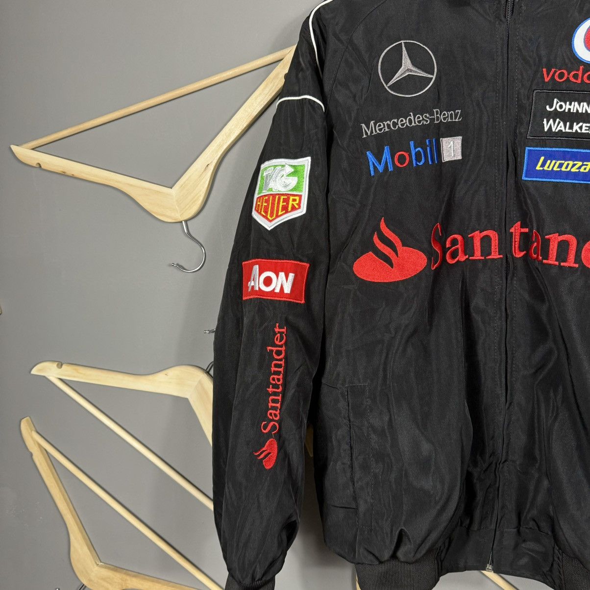 Mercedes-Benz Vintage Mercedes Benz Formula One Santander Racing Jacket Size US XL / EU 56 / 4 - 4 Thumbnail