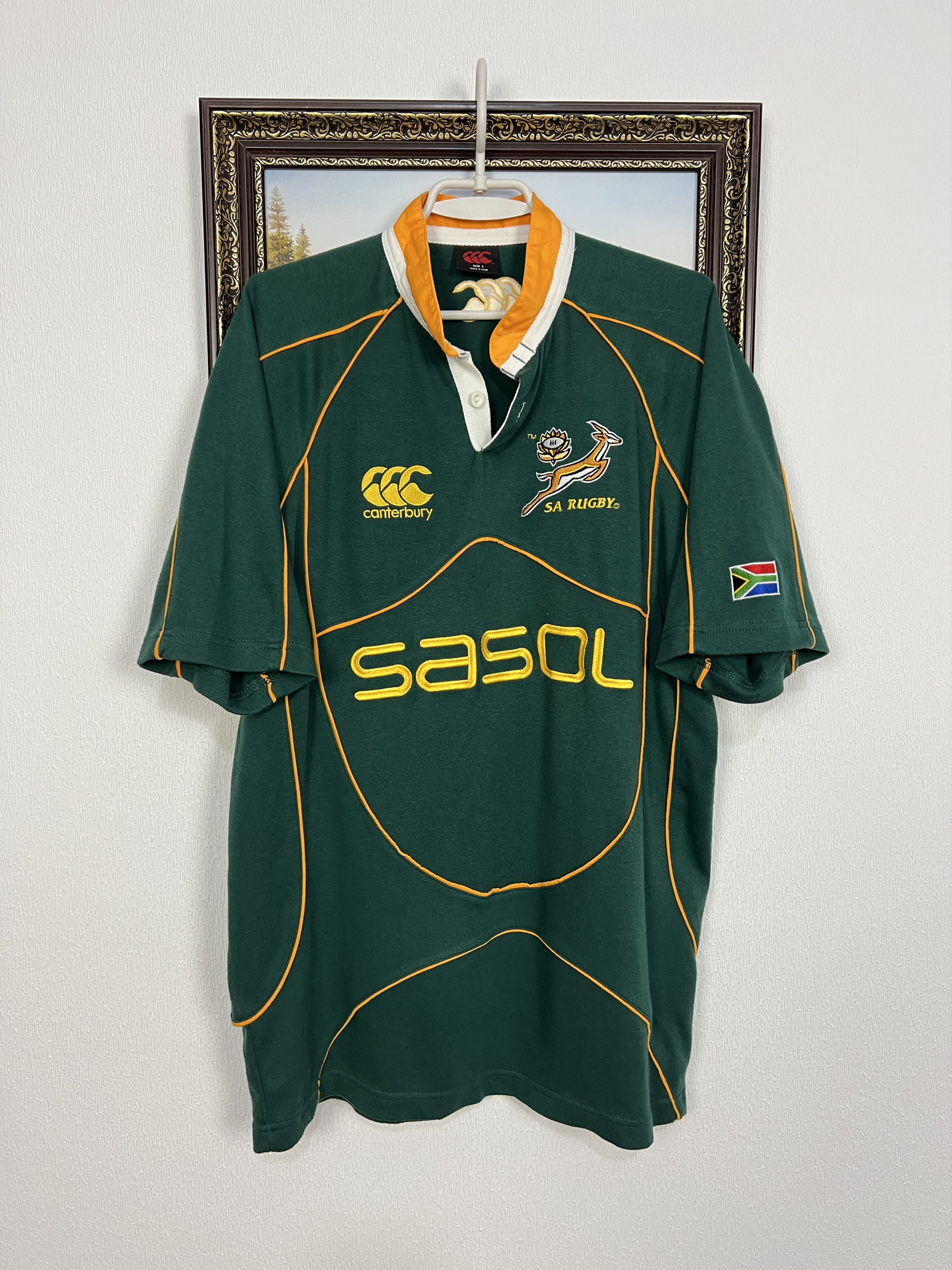 Vintage South Africa Rugby Union Jersey Trikot Shirt