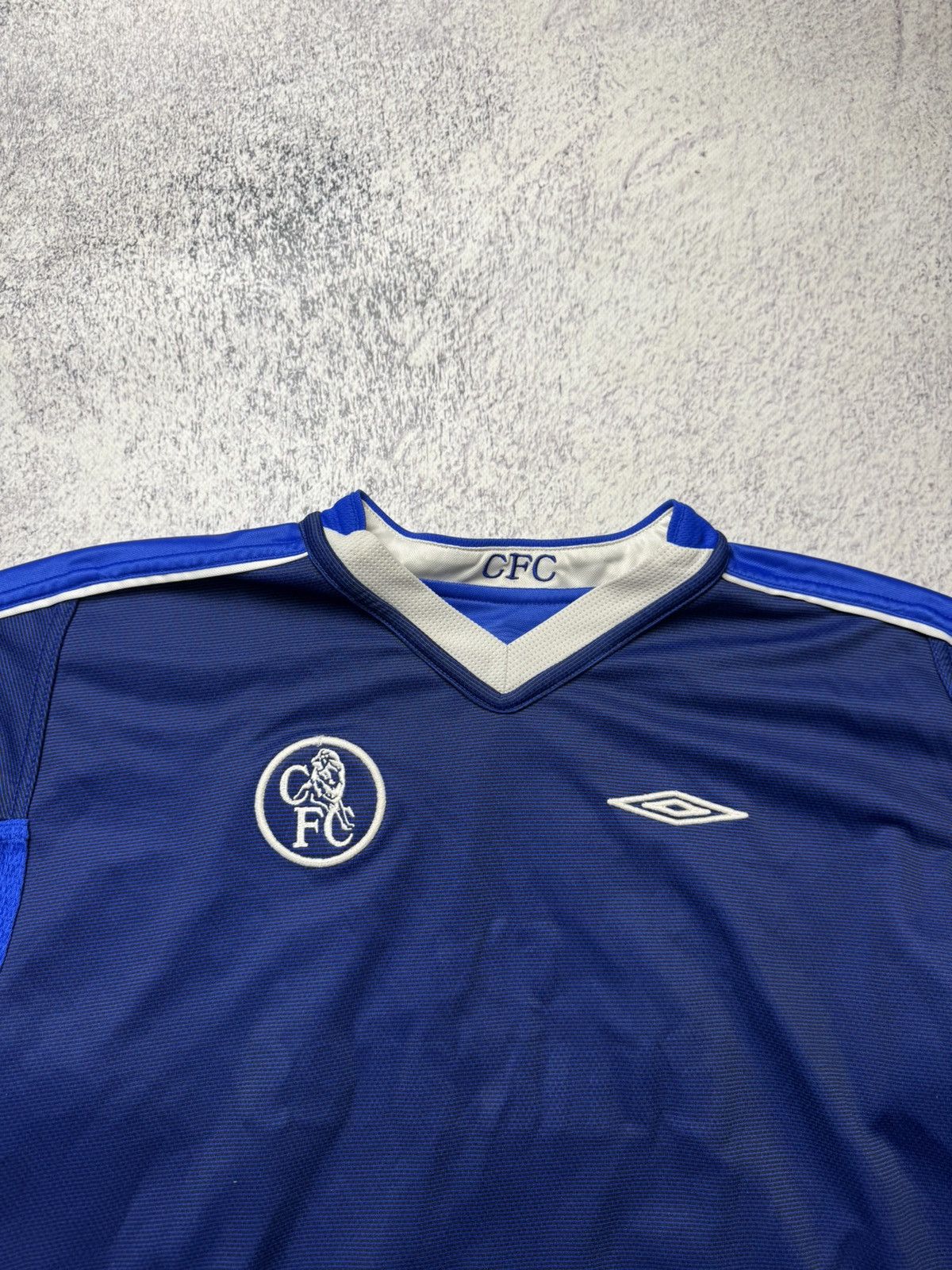 Chelsea Soccer CHELSEA 2003 #10 J.Cole FOOTBALL SHIRT SOCCER JERSEY UMBRO Size US S / EU 44-46 / 1 - 20 Thumbnail
