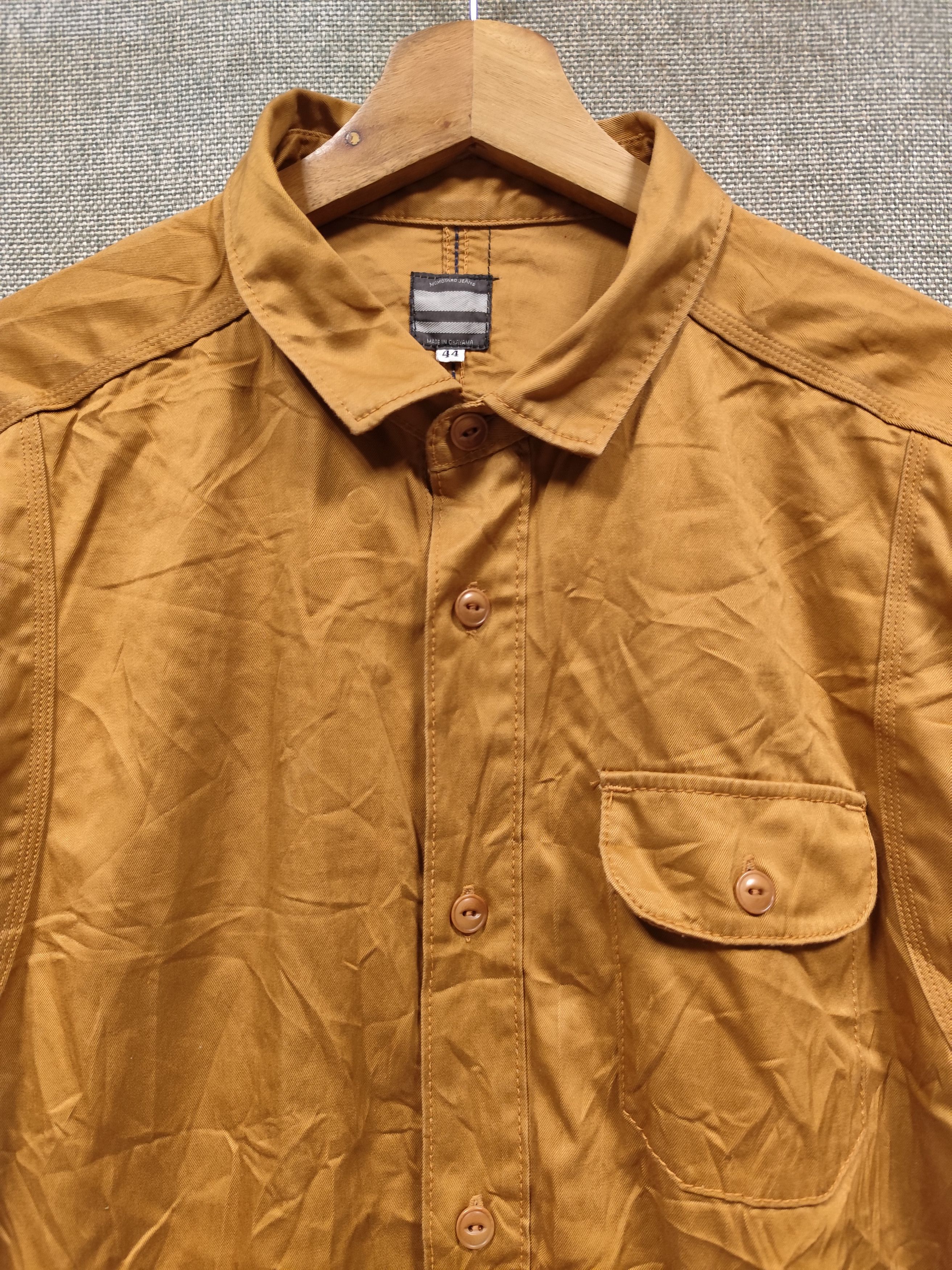 Momotaro Jeans Momotaro Chambray Brown Shirt Size US M / EU 48-50 / 2 - 4 Thumbnail