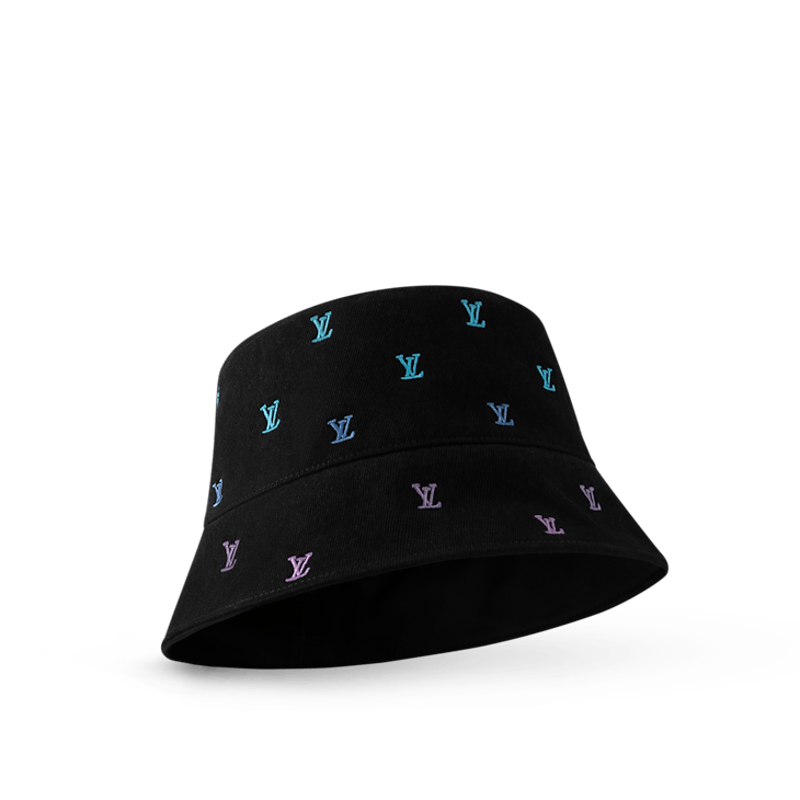 Louis Vuitton LV Blason Shading Denim Reversible Bucket Hat Size ONE SIZE - 4 Thumbnail