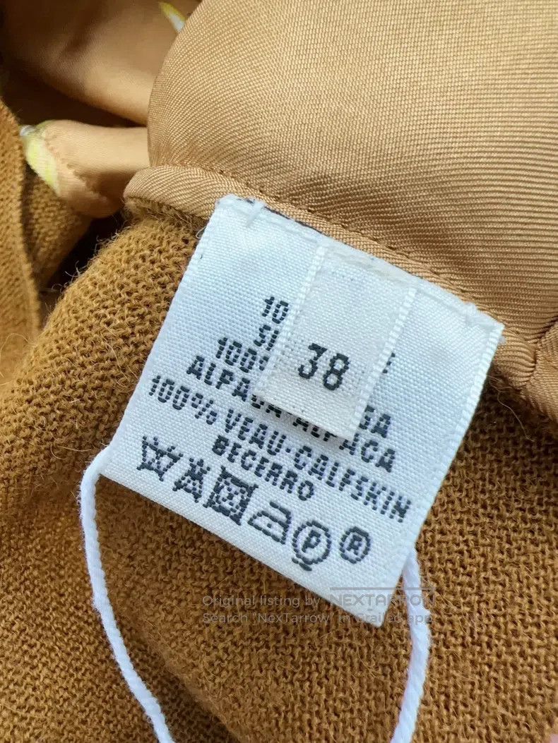 Hermes Hermes Ginger Yellow Knit Jacquard Silk Phoenix Pattern Lo Size XS / US 0-2 / IT 36-38 - 4 Thumbnail