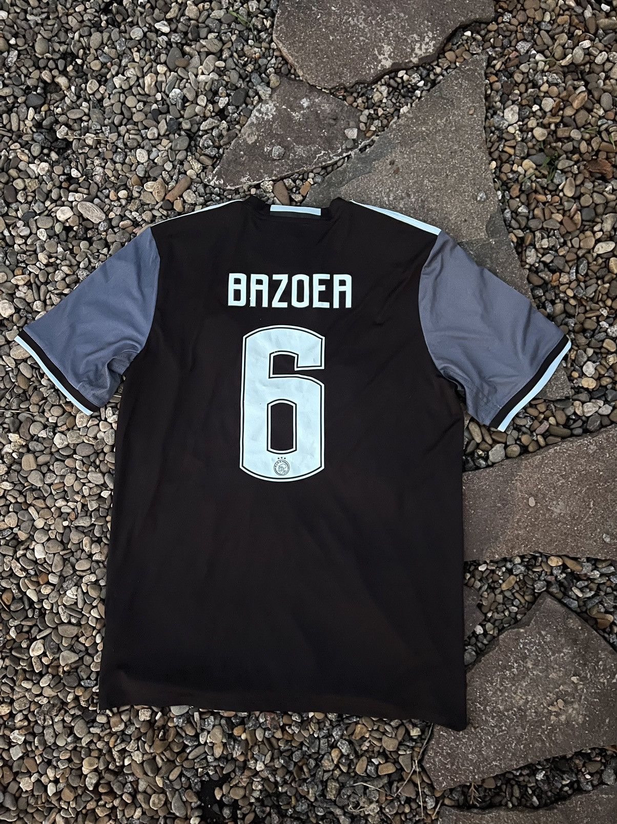 Adidas 2016 Adidas Ajax #6 Bazoer soccer jersey rare Size US XL / EU 56 / 4 - 8 Thumbnail