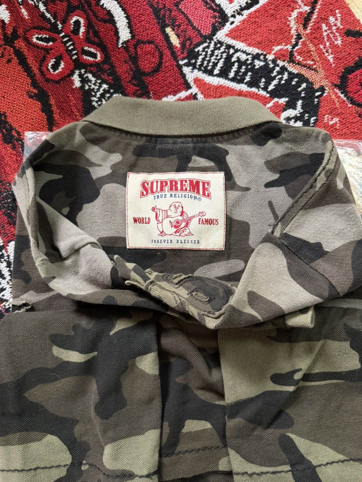 Supreme × True Religion Supreme - true religion camo polo Size US L / EU 52-54 / 3 - 2 Thumbnail