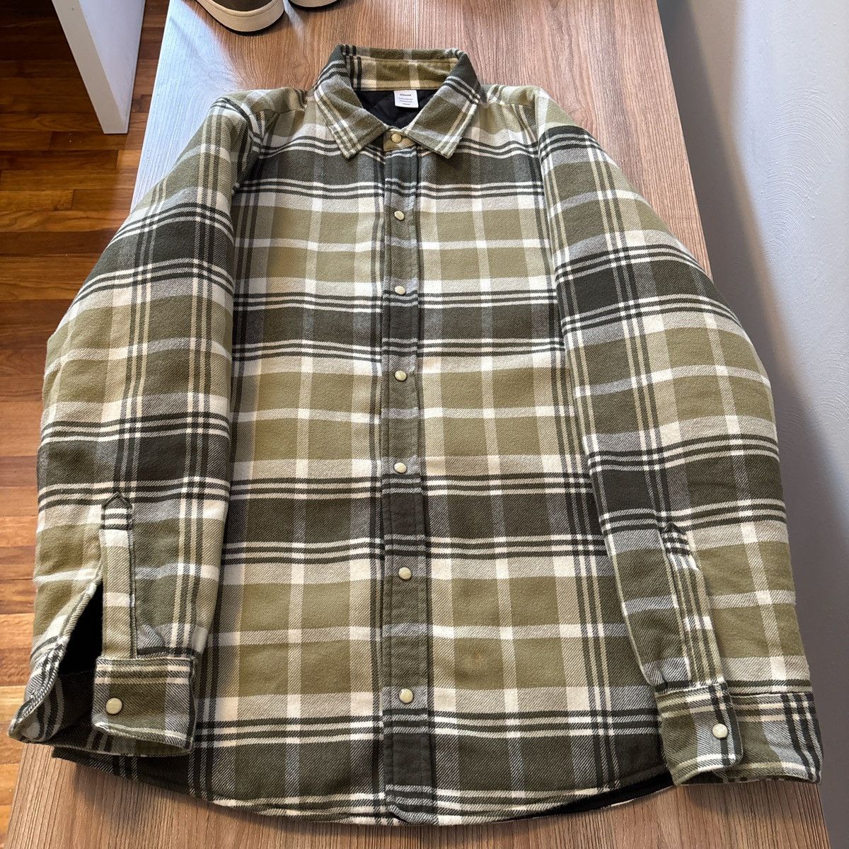 JJJJound Thermal shirt olive M Size US M / EU 48-50 / 2 - 1 Thumbnail