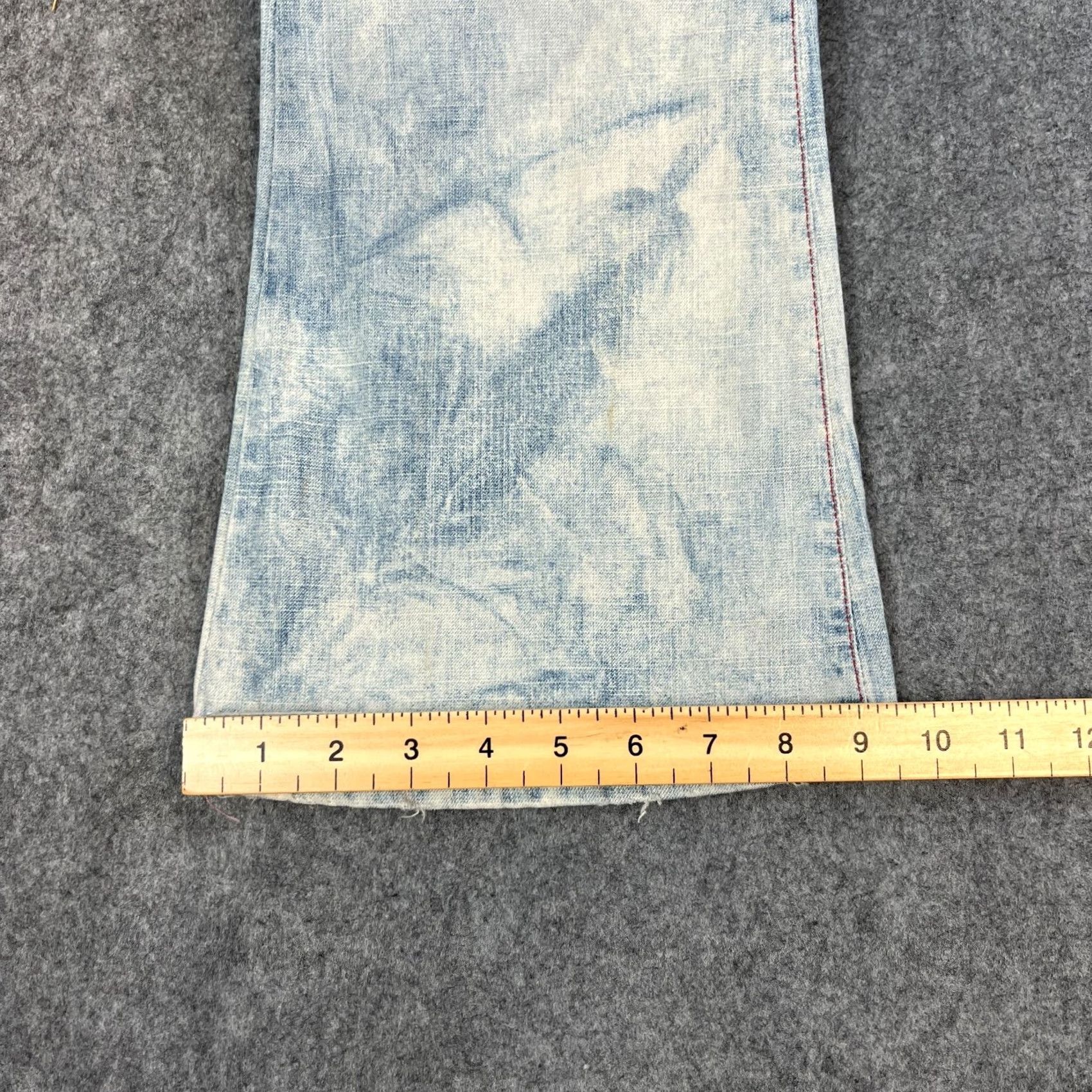 Miss Sixty Miss Sixty Jeans Slim Bootcut Womens 10 Blue Acid Wash 29 32 UK10 Low Rise Vintage Y2K Size 32" / US 10 / IT 46 - 3 Thumbnail