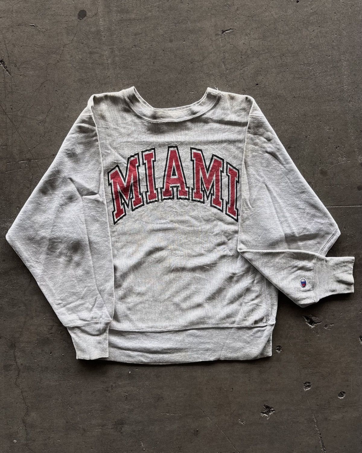 Champion 70s Champion Reverse Weave Miami Crewneck Size US M / EU 48-50 / 2 - 1 Thumbnail