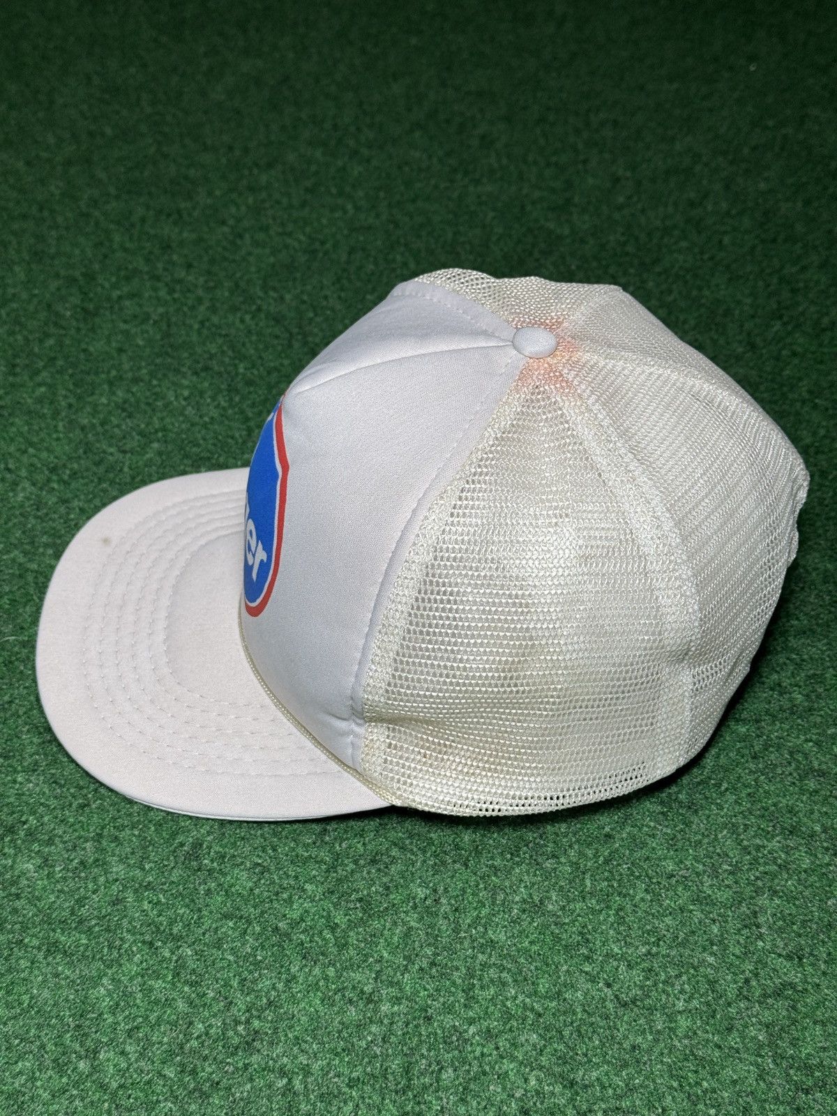 Vintage Vintage Kroger Supermarket 70s 80s Trucker Snapback Hat Size ONE SIZE - 4 Thumbnail