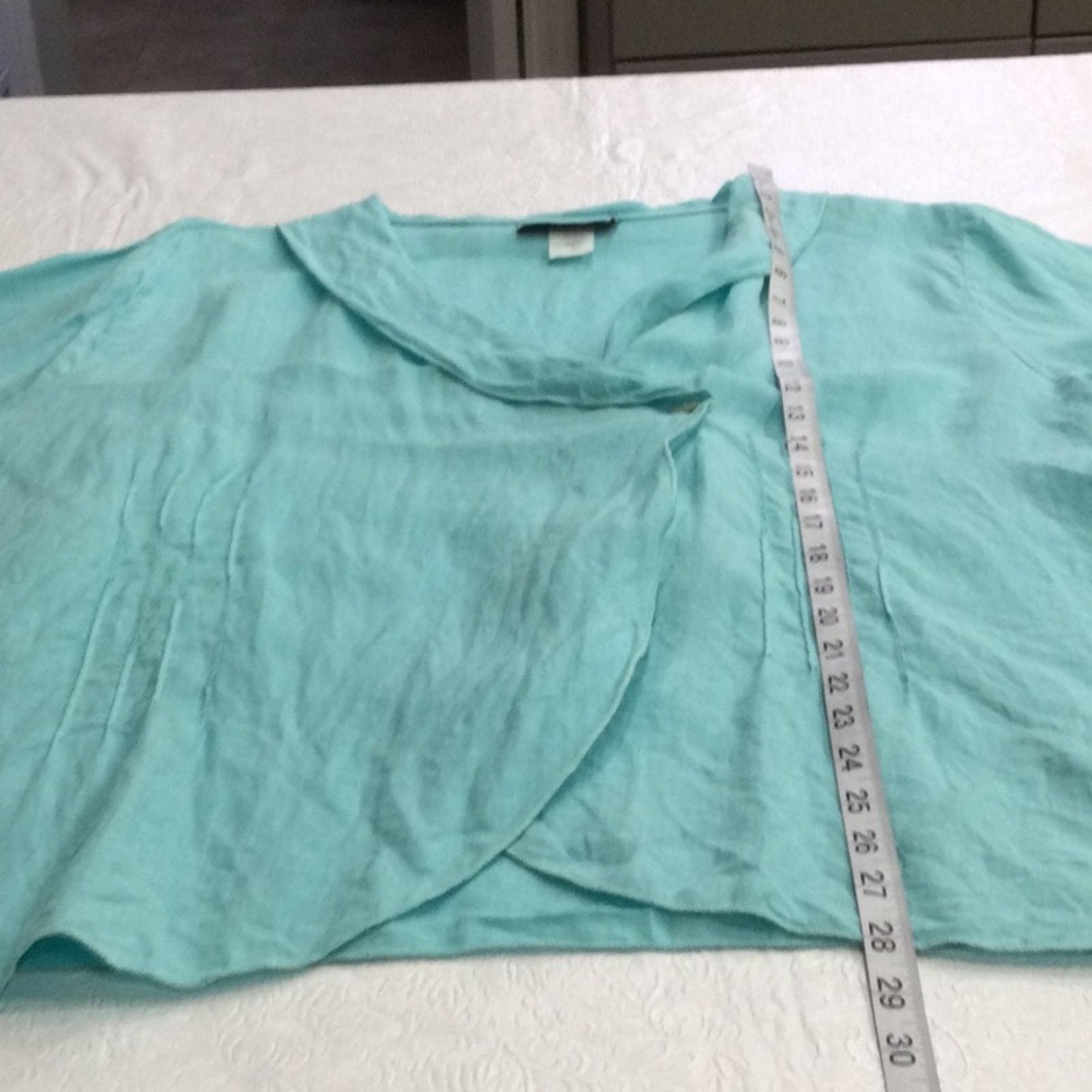 Other Match Point Turquoise Button/Tie Closure Blazer Jacket XL Size XL / US 12-14 / IT 48-50 - 16 Thumbnail