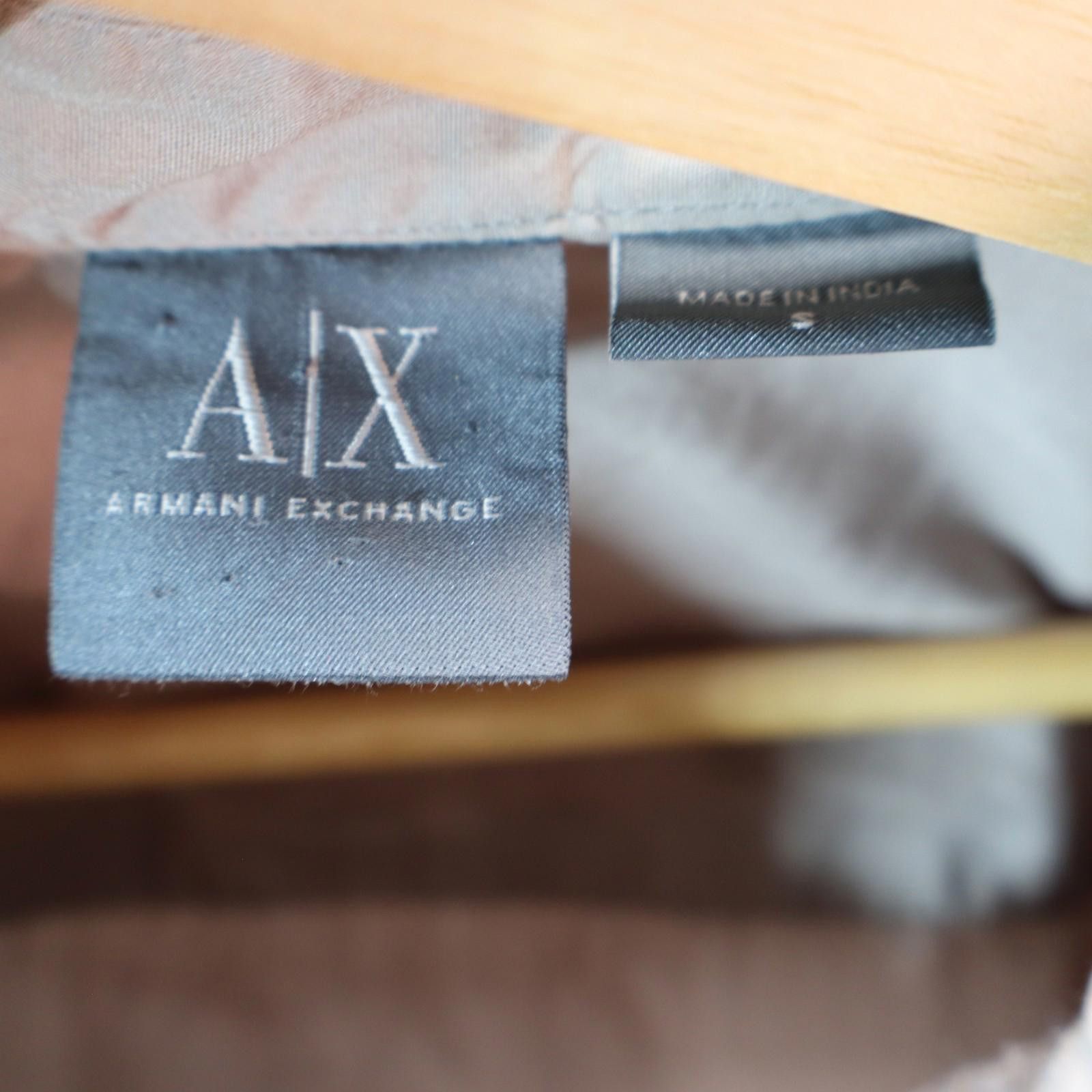 Armani Exchange Armani Exchange AX Shirt Men Small Beige Collar Down Cotton Size US S / EU 44-46 / 1 - 4 Thumbnail