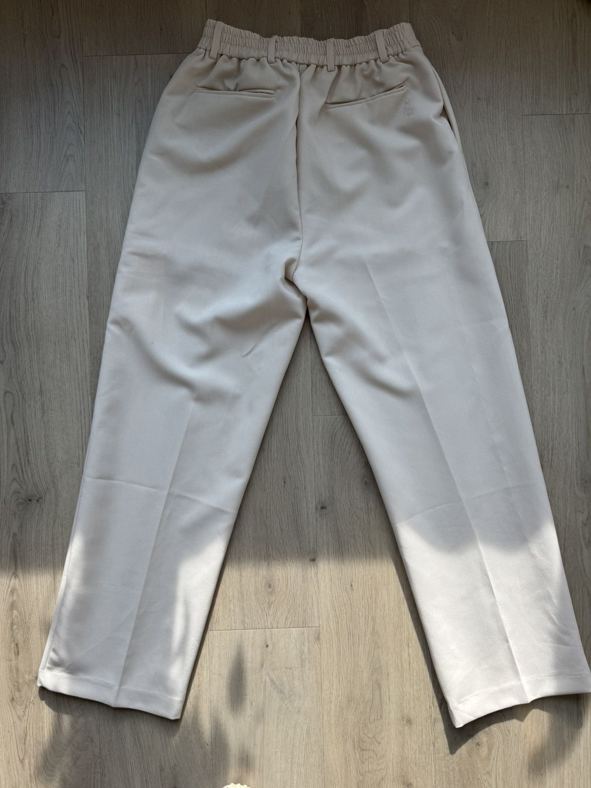 About:Blank about:blank Men’s Pleated Trousers- Off White Size 34R - 3 Thumbnail