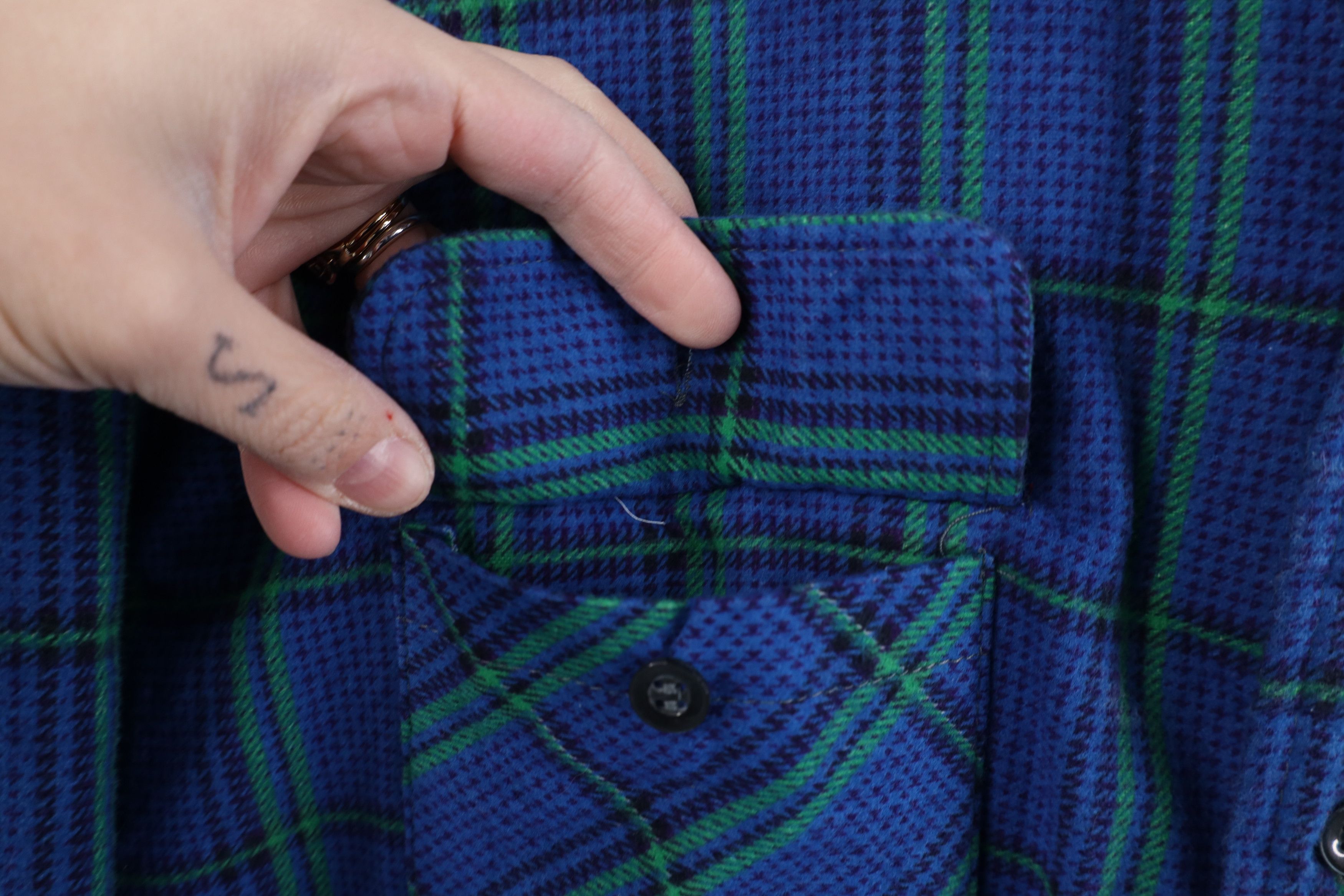 Vintage Vintage 80s 90s Streetwear Button Shirt Jacket Jac Shirt Size US XXL / EU 58 / 5 - 6 Thumbnail