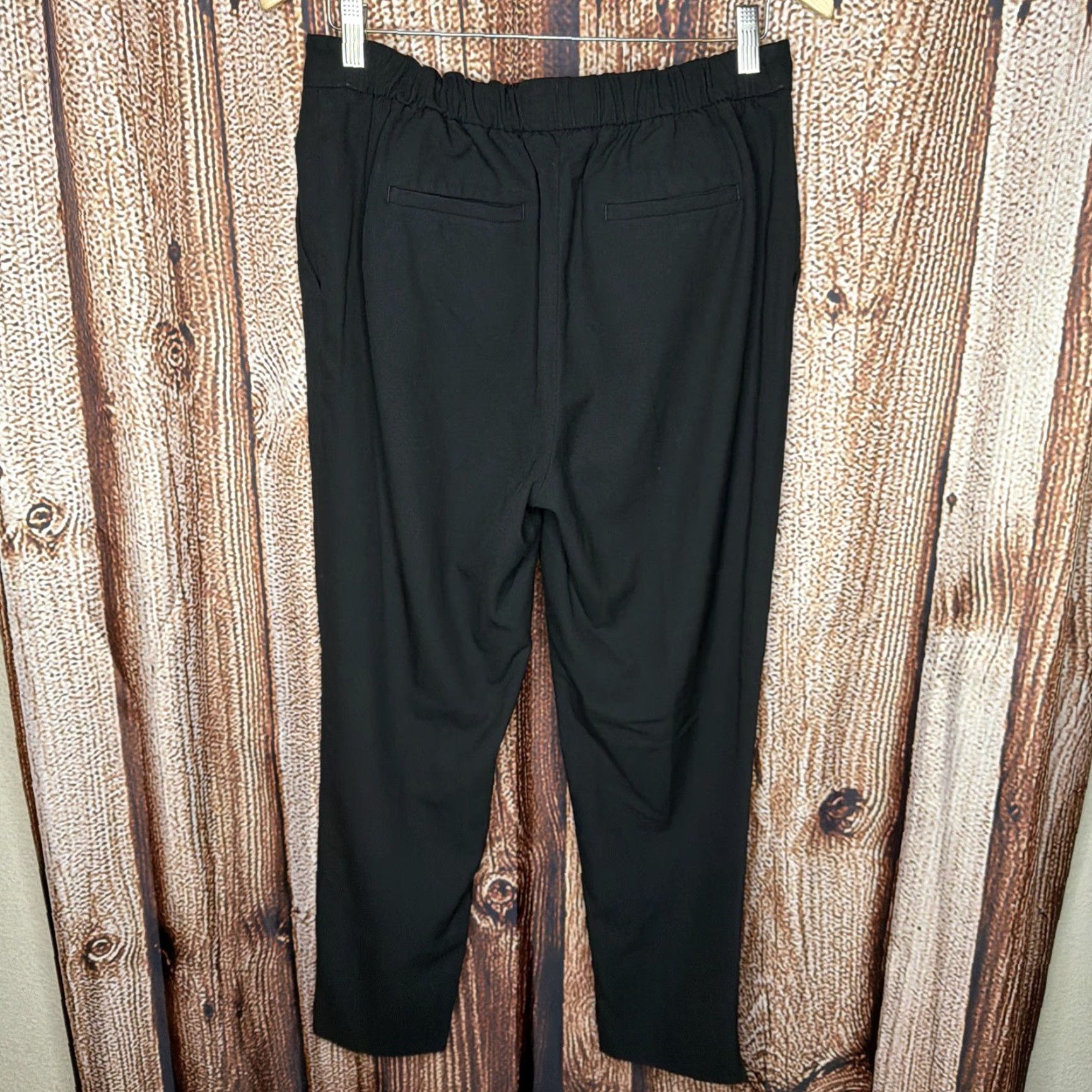 Banana Republic Banana Republic Factory Pant Dress Pants Black 10 Women Elastic Waist Pull On Womens dressy shirt? Size 32" / US 10 / IT 46 - 3 Thumbnail