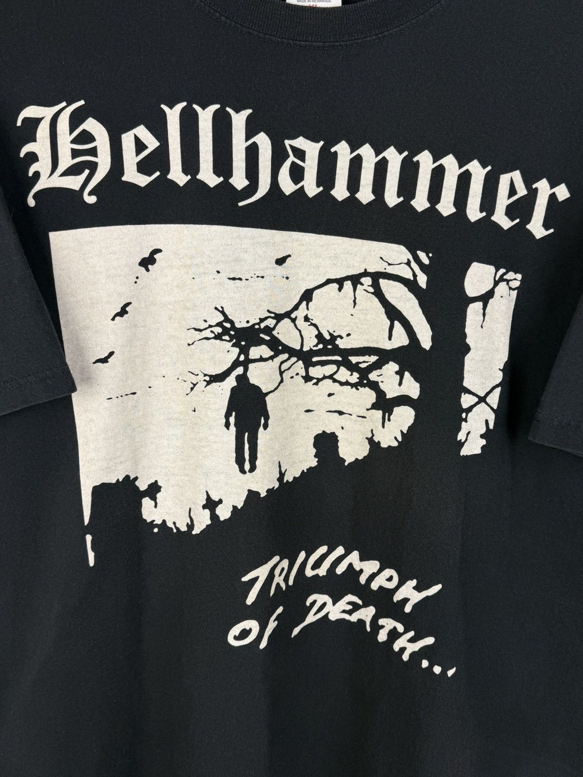 Band Tees Vintage Hellhammer Triumph Of Death Extreme Metal T-Shirt XL Size US XL / EU 56 / 4 - 2 Thumbnail
