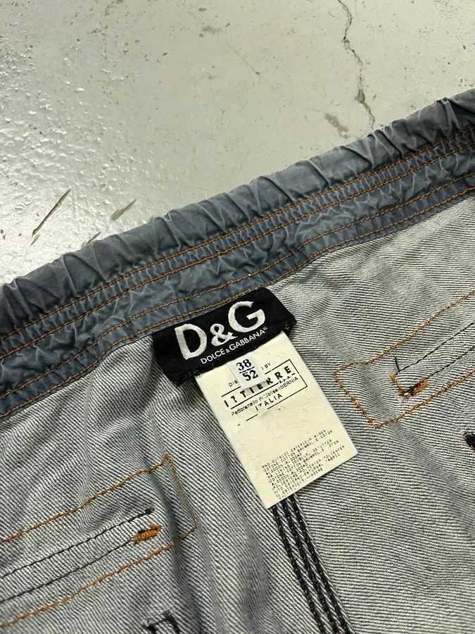 Dolce & Gabbana SS2006 Dolce & Gabbana Cargo Fluid Denim Jeans Size US 37 - 11 Thumbnail