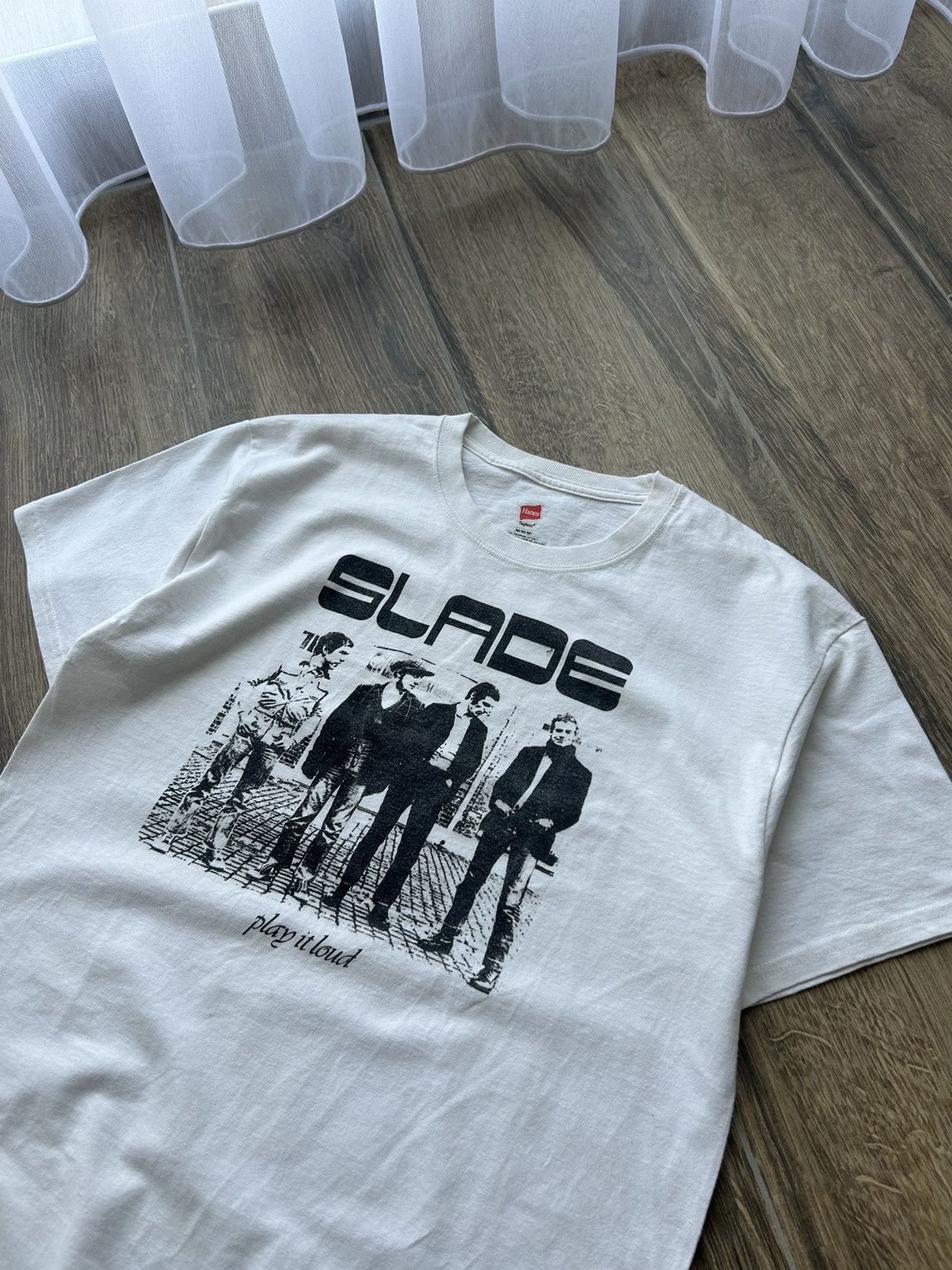 Hanes × Vintage Vintage Slade play in loud big logo shirt mens Size US M / EU 48-50 / 2 - 2 Thumbnail