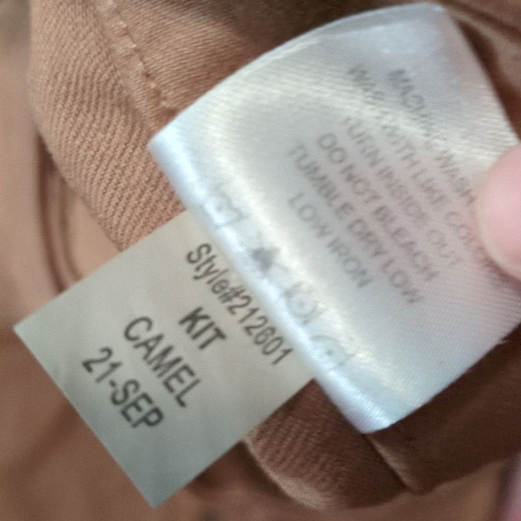 Other Lila Ryan Camel The Kit Side Stripe Crop Trousers Size 12 Size 34" / US 12 / IT 48 - 6 Thumbnail