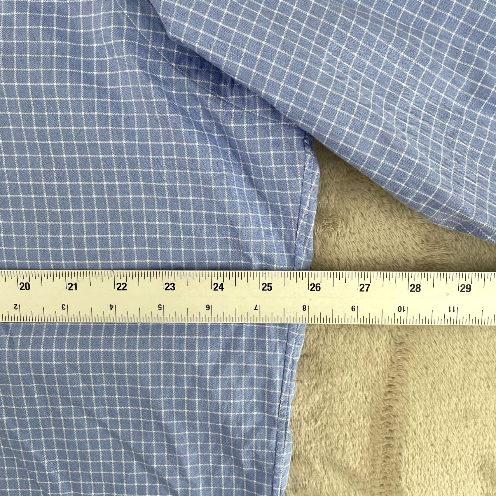 Polo Ralph Lauren Polo Ralph Lauren Shirt Men 16.5 34-35 Large Blue Check Yarmouth Preppy Pony Size US L / EU 52-54 / 3 - 5 Thumbnail