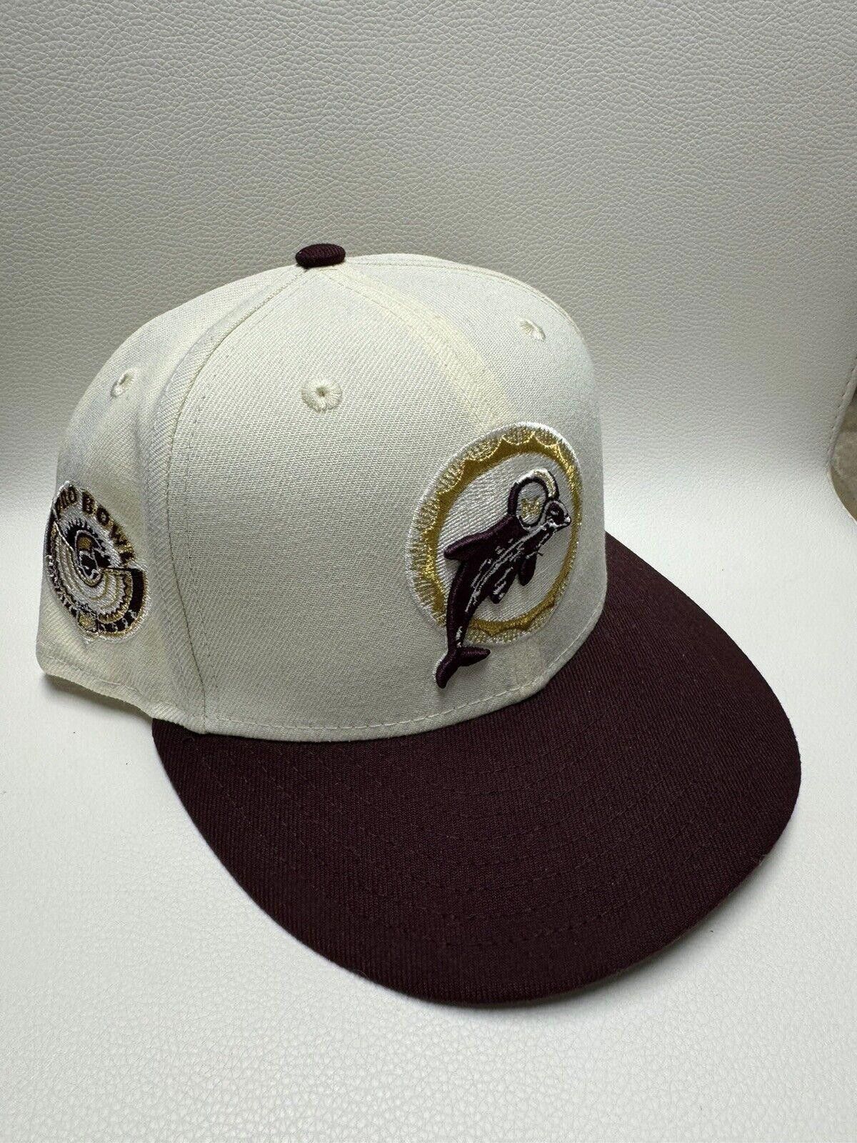 New Era New Era 59fifty NFL Miami Dolphins Fitted Hat Size ONE SIZE - 4 Thumbnail