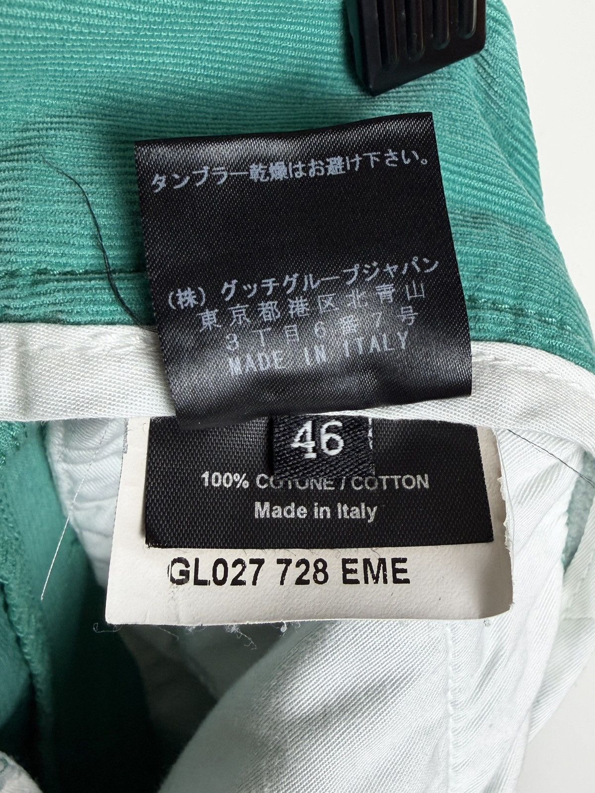 Gucci Gucci Tom Ford Green Flared Wide Leg Corduroy Pants Size US 30 / EU 46 - 8 Thumbnail