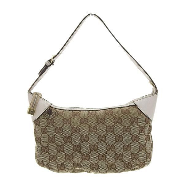 image of Gucci GG Canvas Shoulder Bag in Brown, Women's