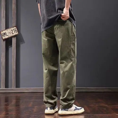 Japanese Brand Kimiko x Maya Green High Street Vintage Loose Casual Pants Size US 31 - 6 Thumbnail