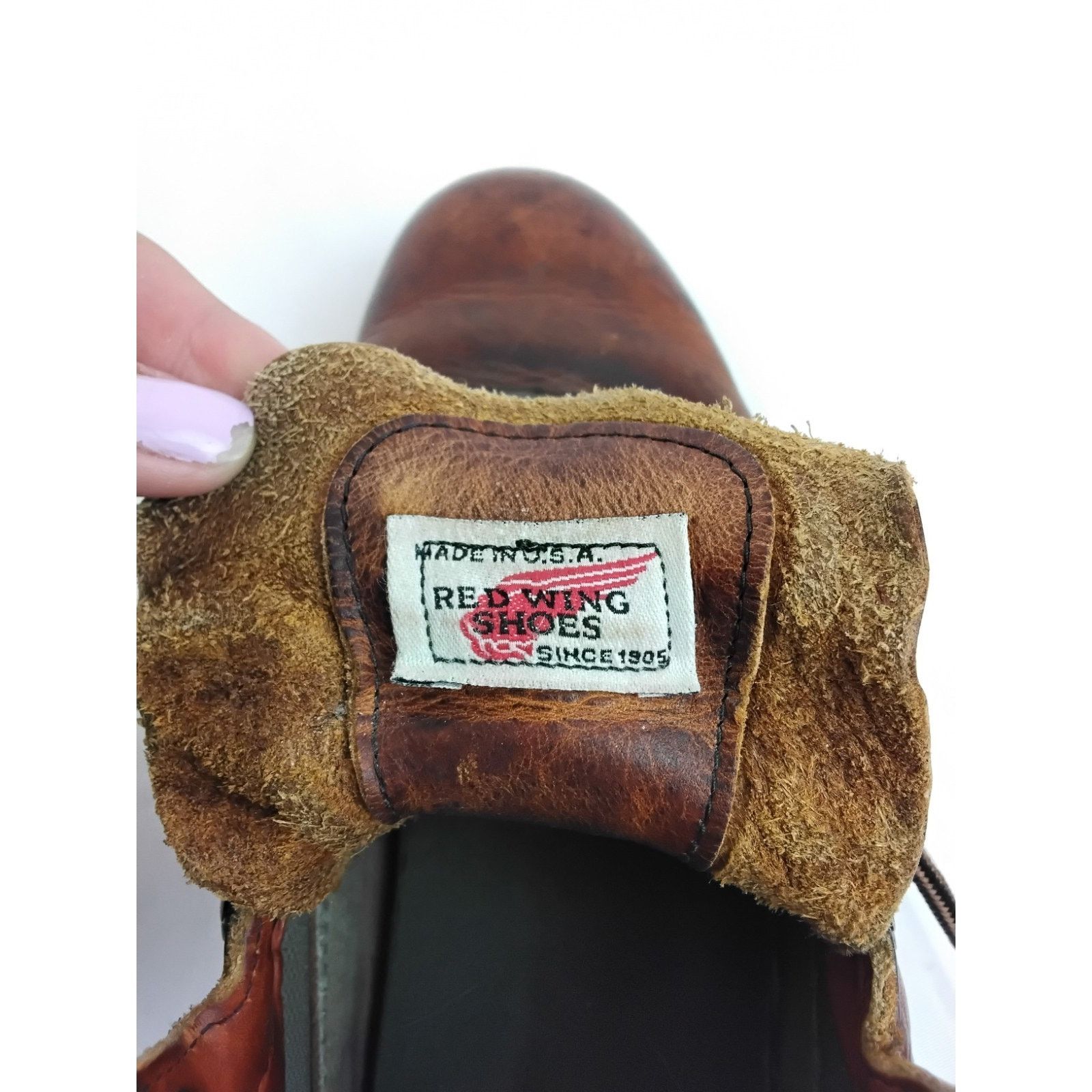 Red Wing Red Wing Brown Leather Boots Men's 11D Size US 10 / EU 43 - 13 Thumbnail