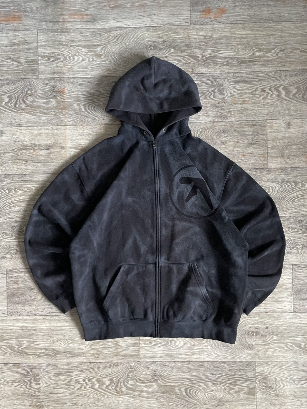 Japanese Brand Aphex Twin Logo Zip Up Hoodie Size US L / EU 52-54 / 3 - 2 Thumbnail
