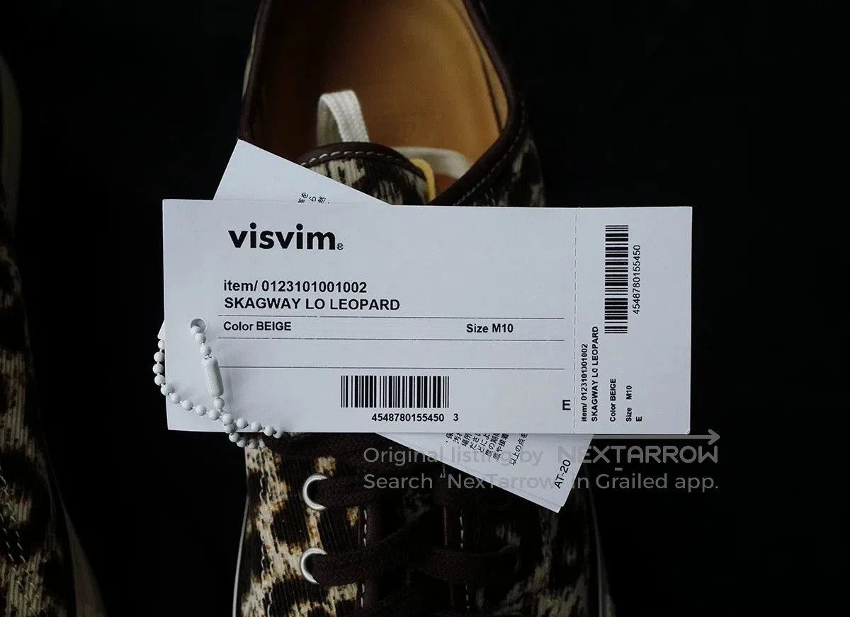 Visvim visvim skagway low leopard canvas shoes. Size US 10 / EU 43 - 6 Thumbnail