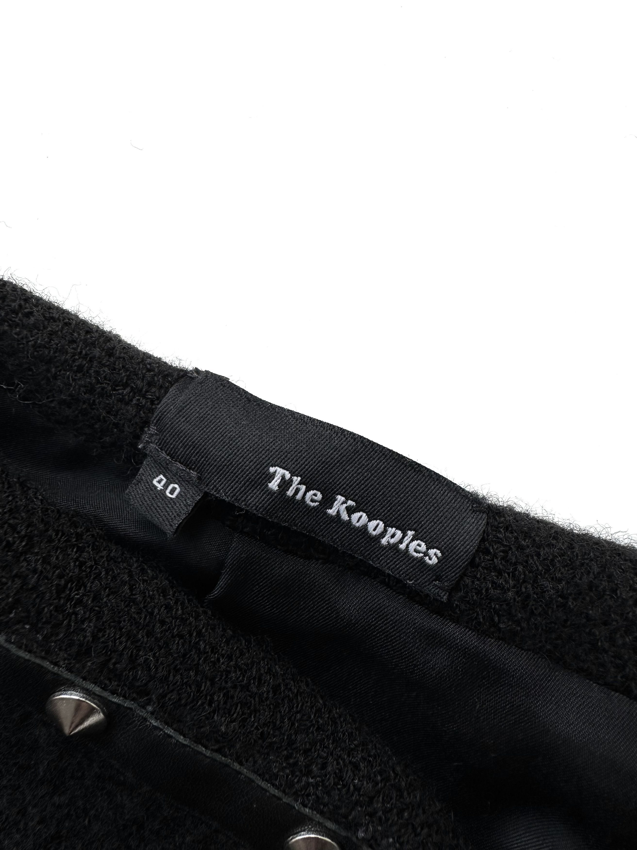 The Kooples The Kooples Paris black wool Skirt Size 28" / US 6 / IT 42 - 2 Thumbnail