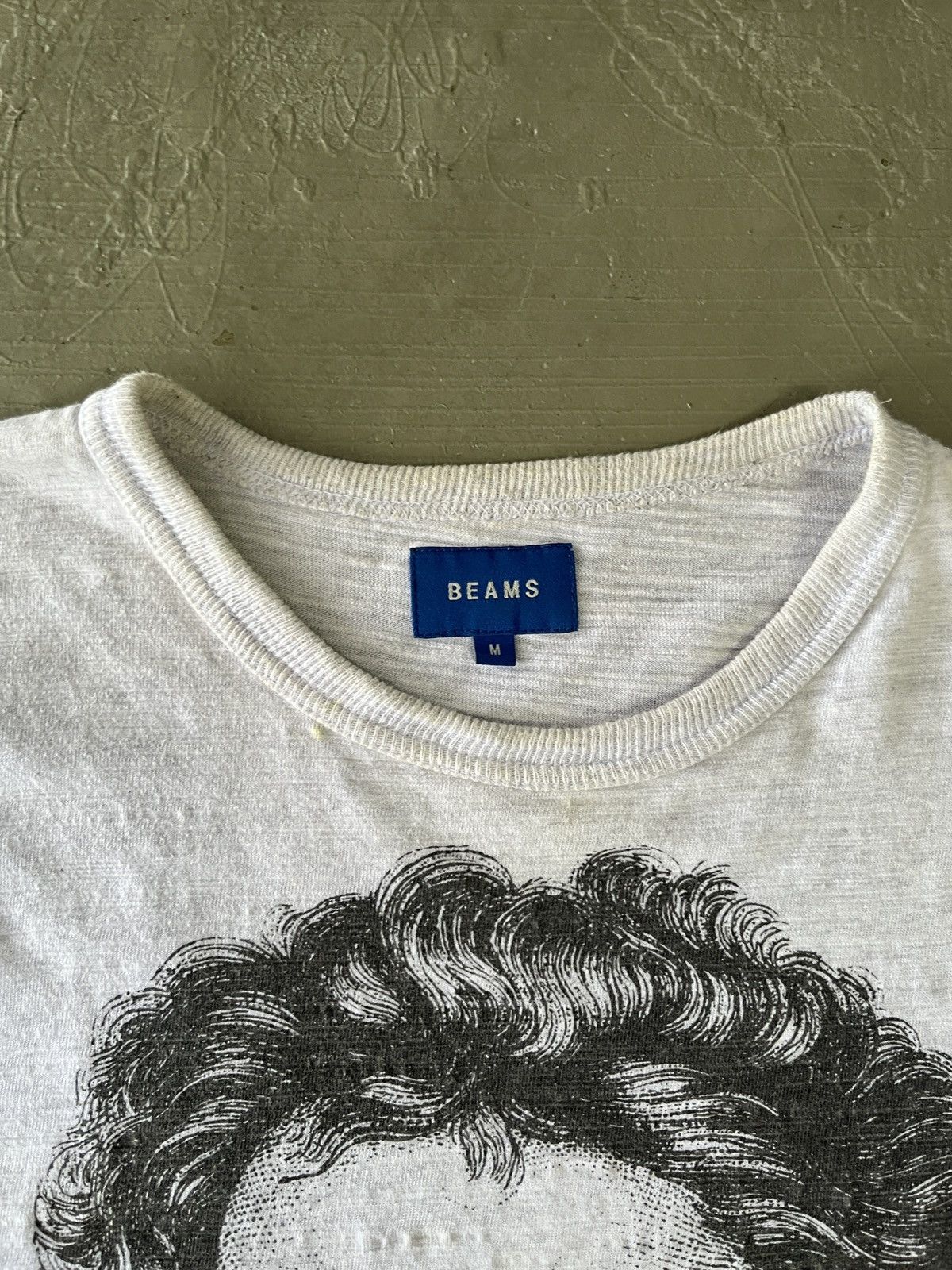 Vintage RARE VINTAGE BEETHOVEN SELF PORTRAIT LOOPWHEEL SHIRT Size US L / EU 52-54 / 3 - 3 Thumbnail