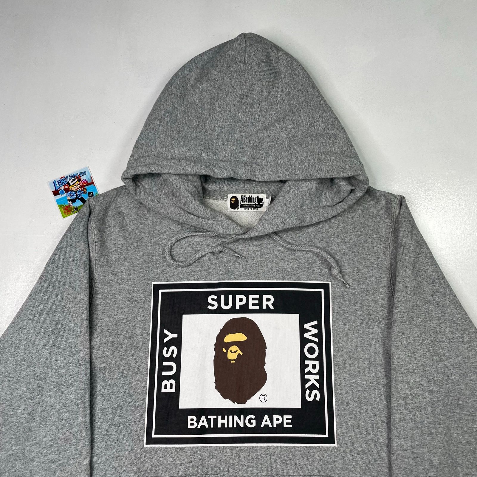 Bape BAPE Busy Super Works Pullover Hoodie Size US L / EU 52-54 / 3 - 2 Thumbnail