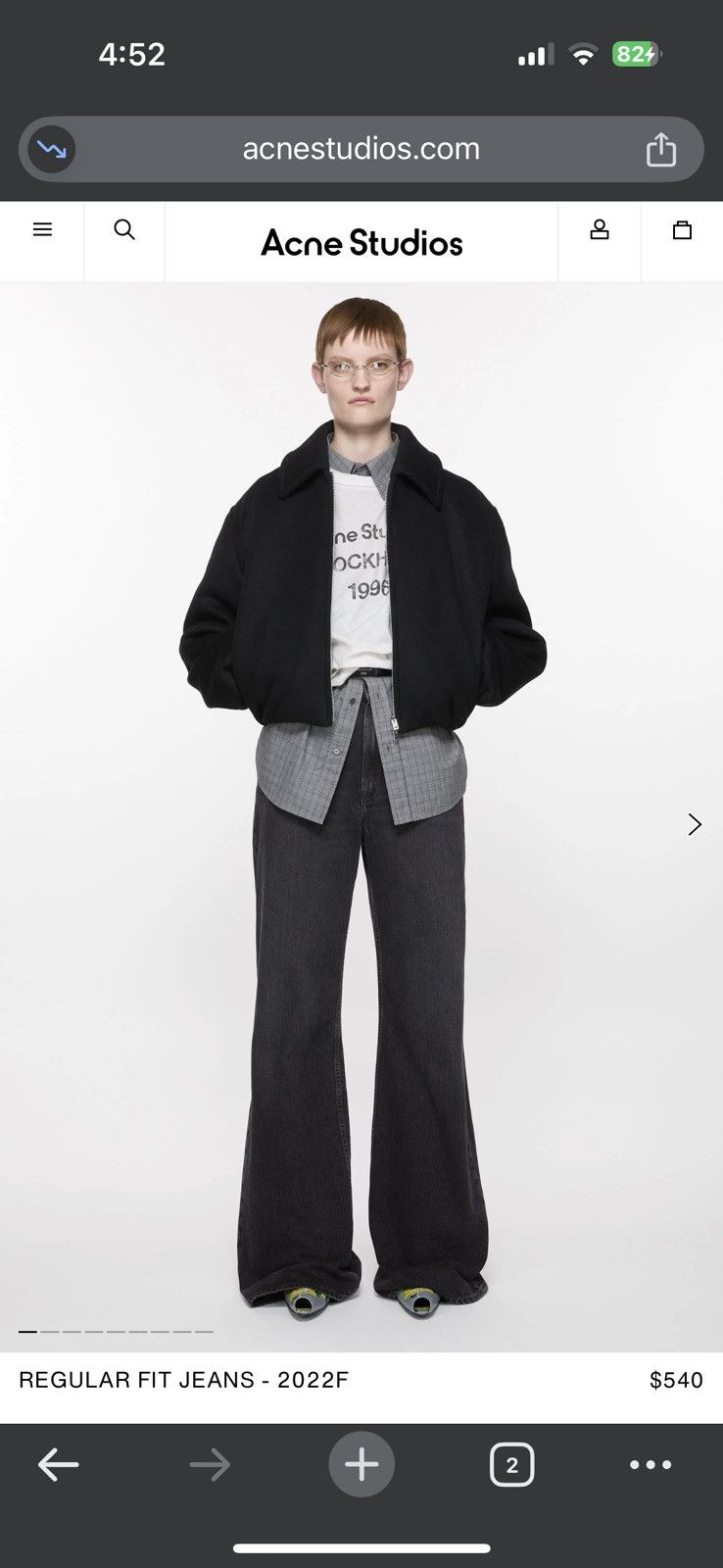 Acne Studios Acne Studios 2022 Vintage Black Denim Size US 30 / EU 46 - 9 Thumbnail