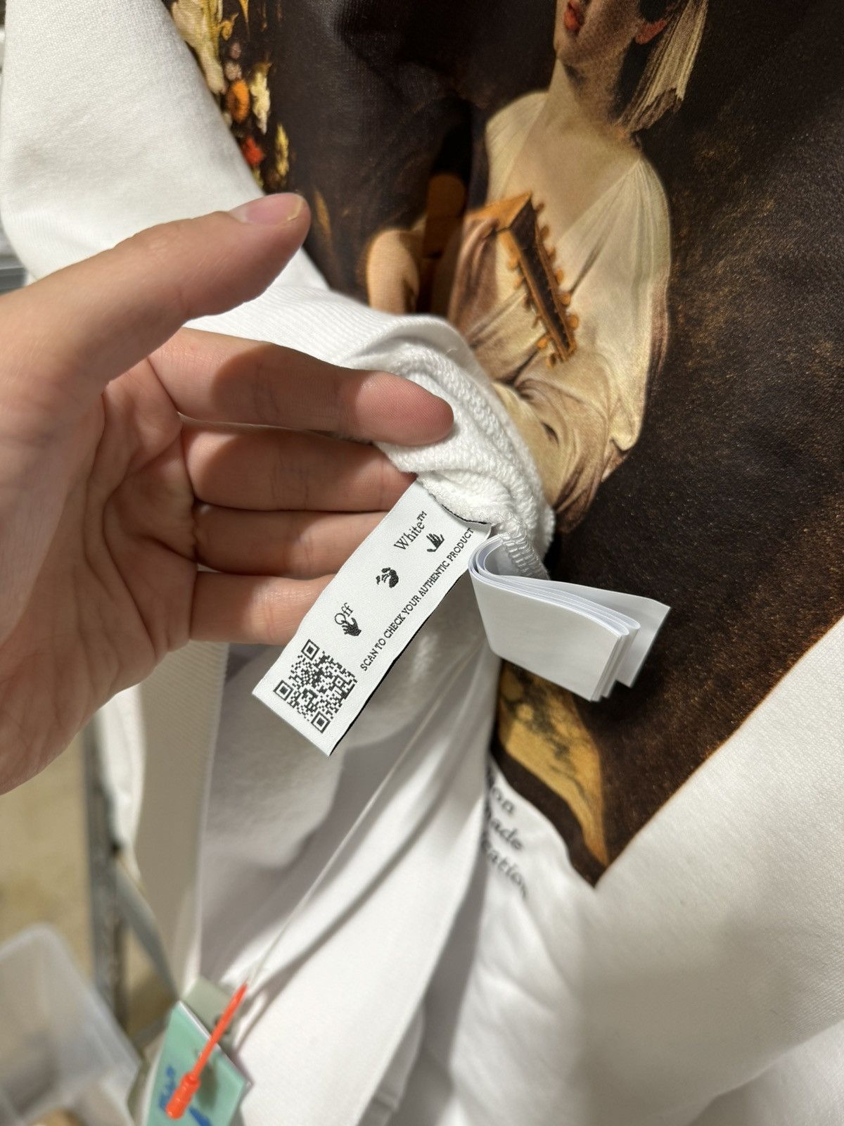 Off-White Off-White Caravaggio Lute Hoodie NEW 800$ Size US XL / EU 56 / 4 - 5 Thumbnail