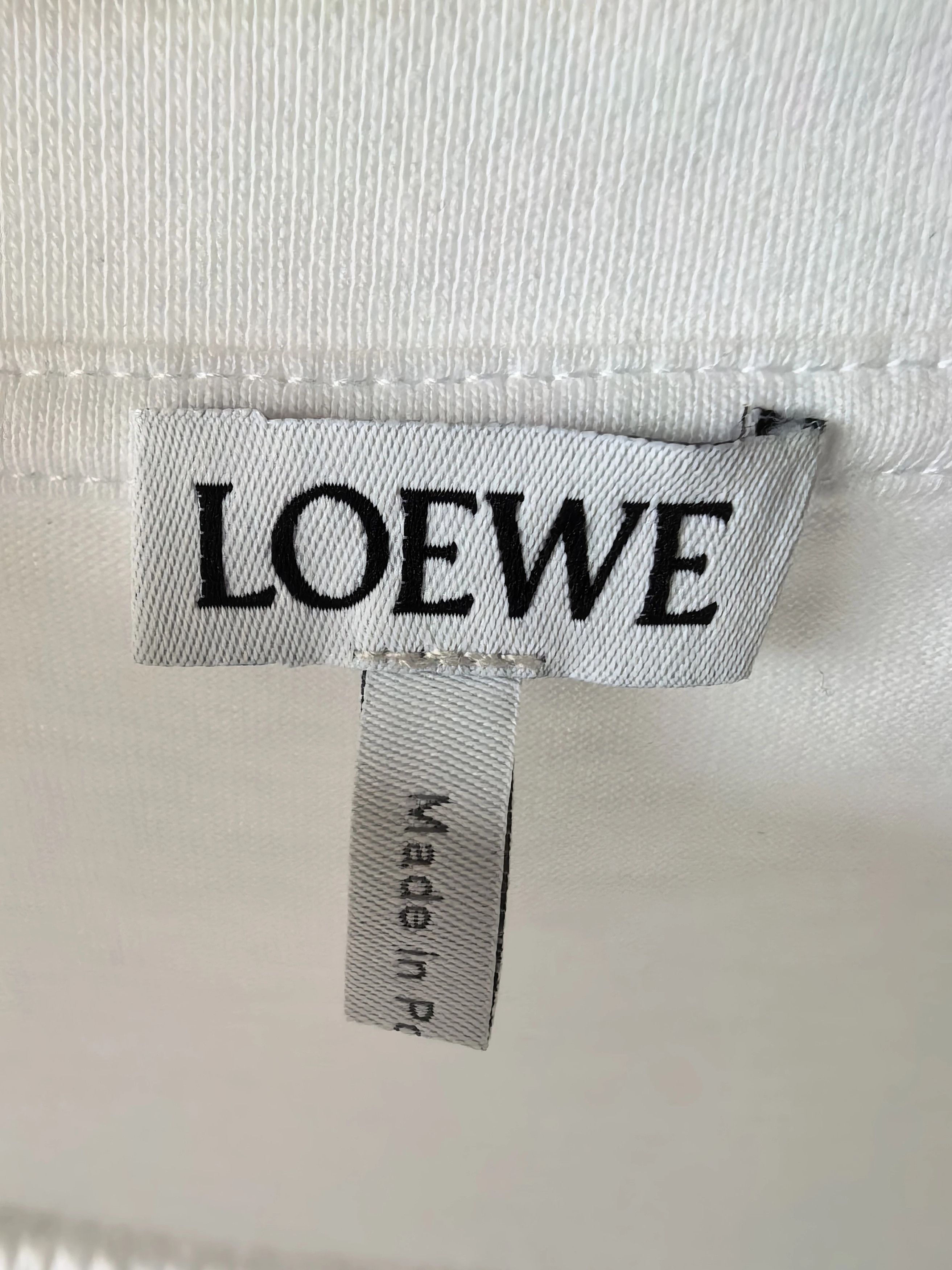 Loewe LOEWE White XXL Short Sleeve Tee Worn 2x Unwashed Size US XXL / EU 58 / 5 - 3 Thumbnail