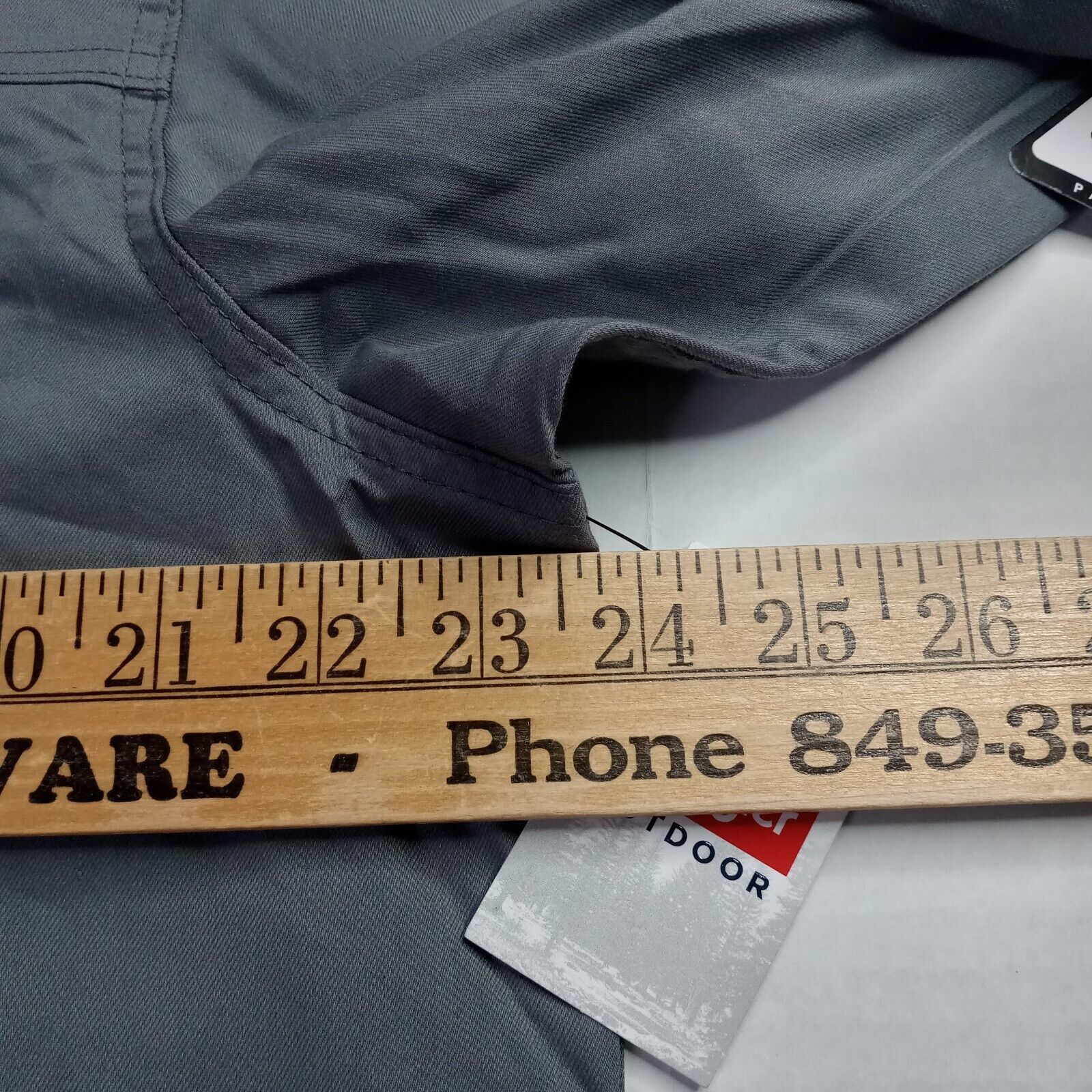Wrangler Wrangler Shirt Men's L Gray Convertible Sleeves 2-Pockets Size US L / EU 52-54 / 3 - 6 Thumbnail