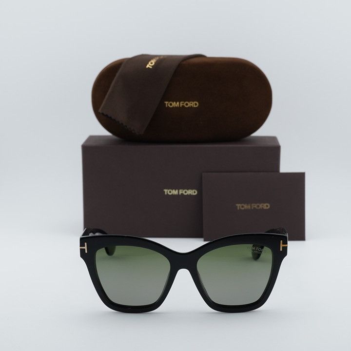 Tom Ford Tom Ford Elvira FT1217 01R Sunglasses Black Cat Eye Frame Size ONE SIZE - 10 Thumbnail