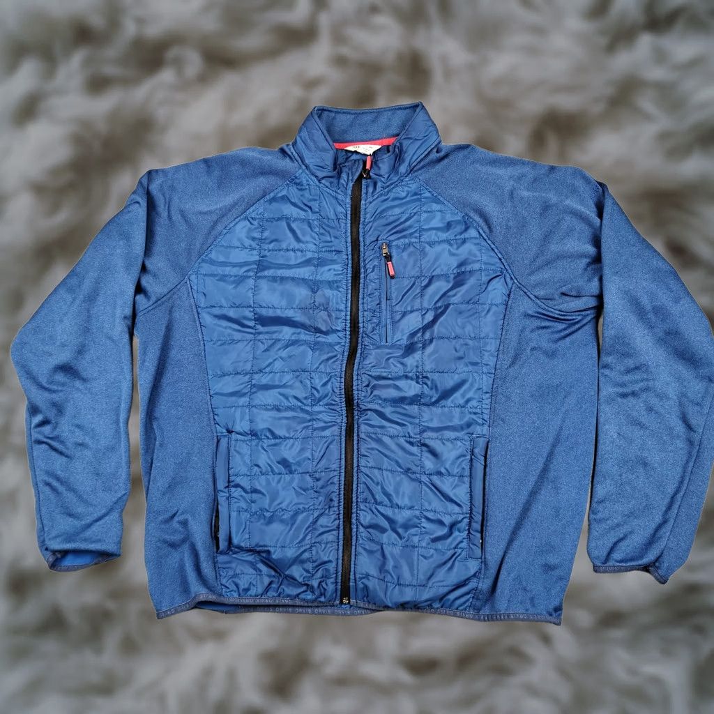 Orvis Orvis Jacket Mens 2XL Blue Quilted Fleece Full Zip Insulated Stretch Pockets Size US XXL / EU 58 / 5 - 1 Thumbnail