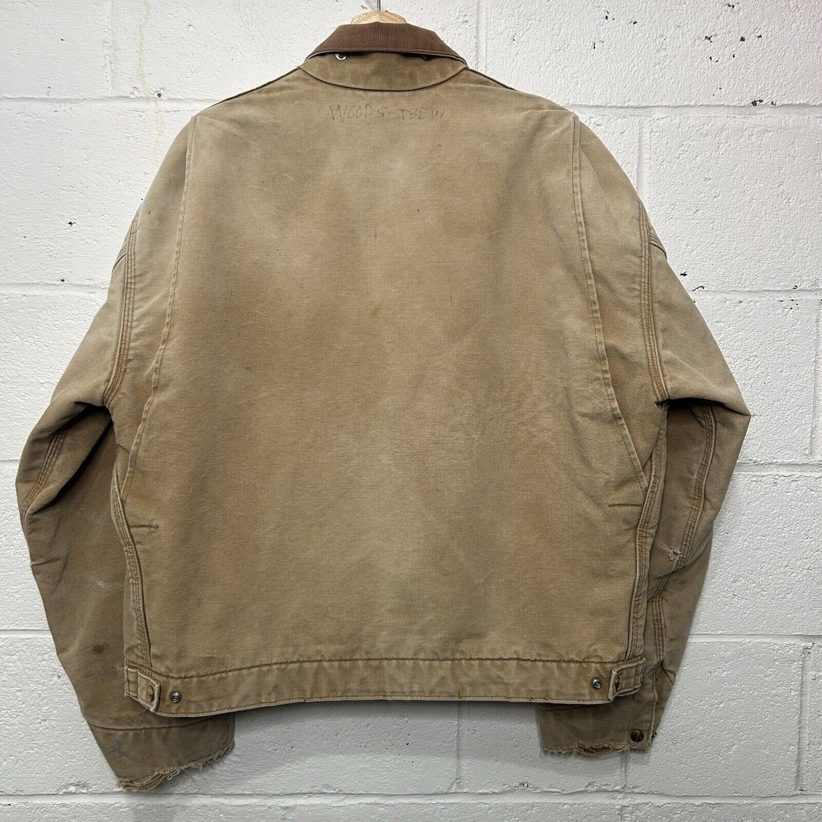 Carhartt Vintage Carhartt Blanket-Lined Detroit Jacket “Brown” J01 Size US XL / EU 56 / 4 - 2 Thumbnail