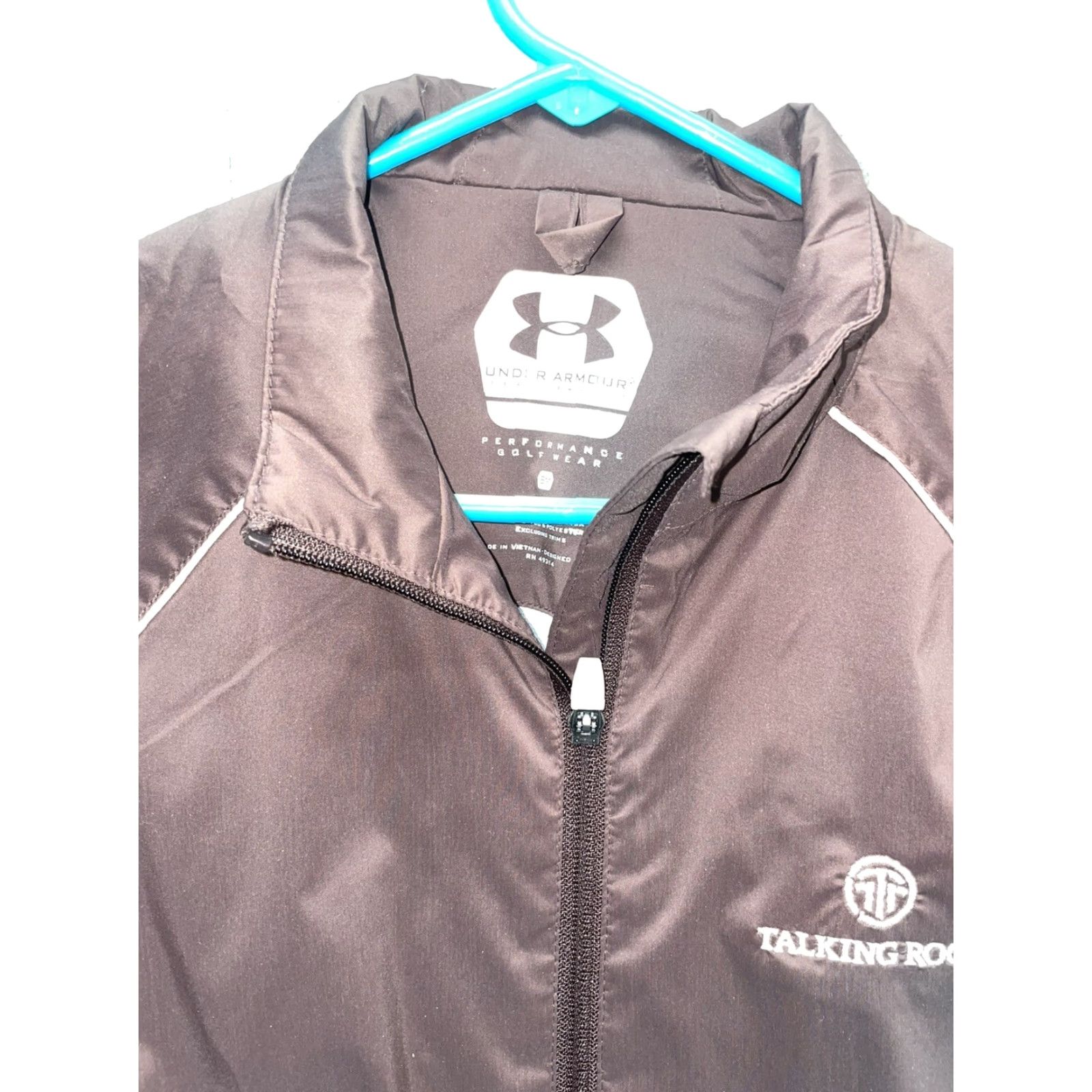 Under Armour Under Armour Jacket Womens S Golf Brown/White Size S / US 4 / IT 40 - 2 Thumbnail