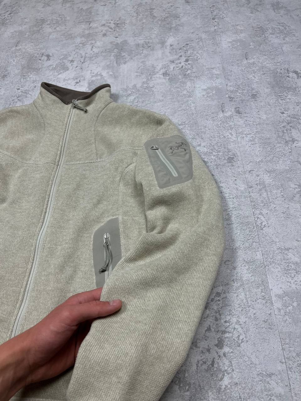 Arc'teryx Arcteryx Polartec Beige Zip-Fleece Sweatshirt Size M / US 6-8 / IT 42-44 - 10 Thumbnail