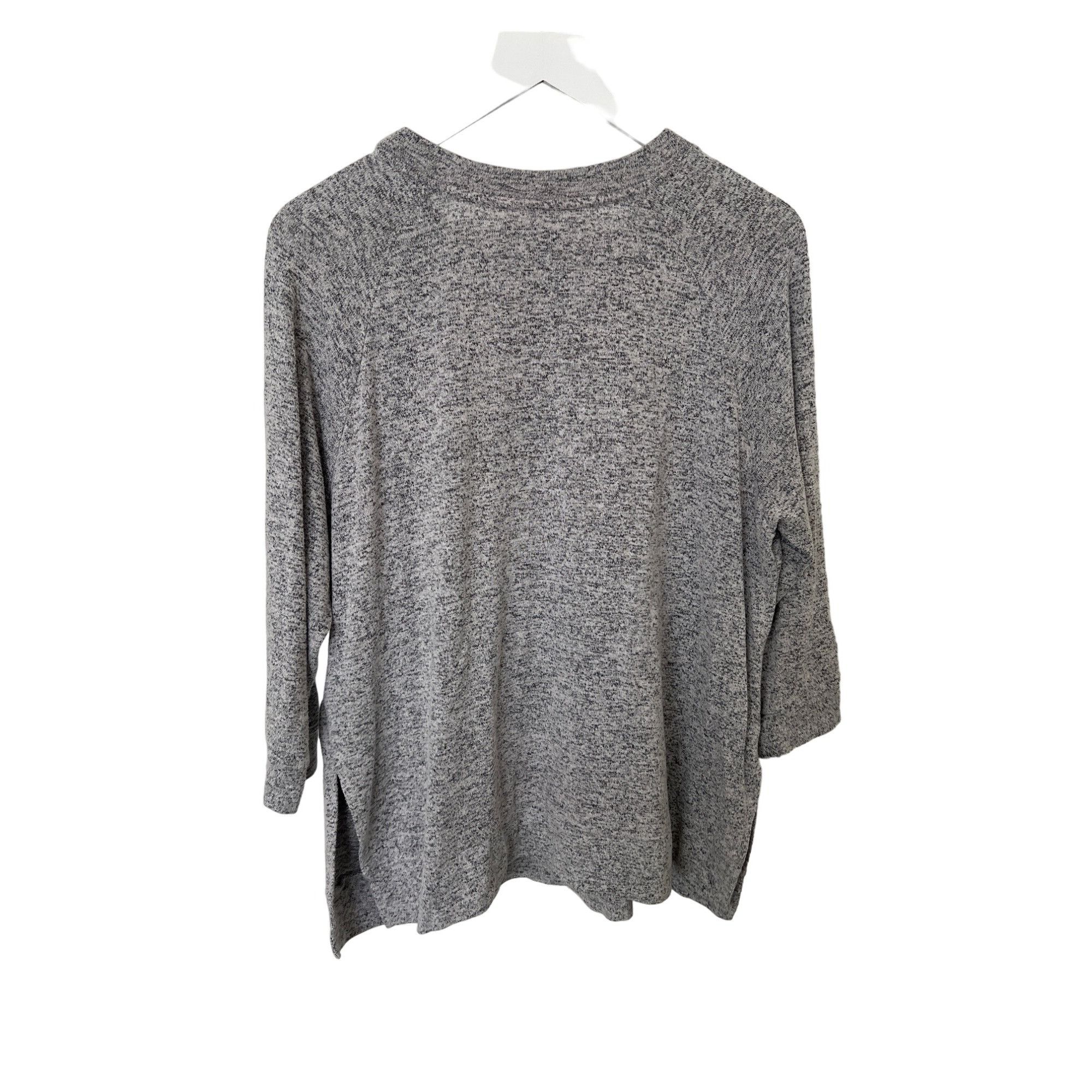 Donna Karan Donna Karan Sleepwear Heather Grey Sweater Top Size S / US 4 / IT 40 - 5 Thumbnail