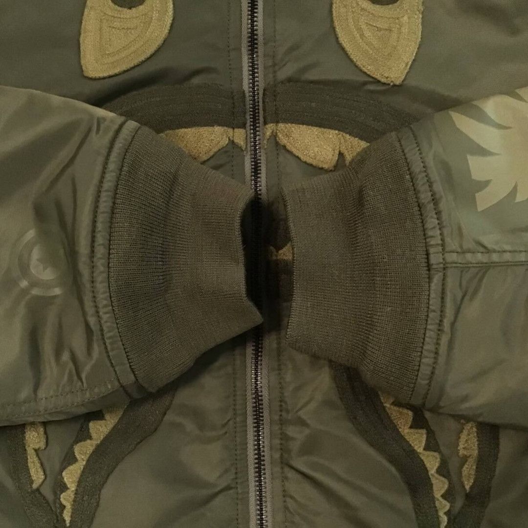 Bape BAPE SHARK MA-1 Bomber Jacket a bathing ape Size US L / EU 52-54 / 3 - 6 Thumbnail