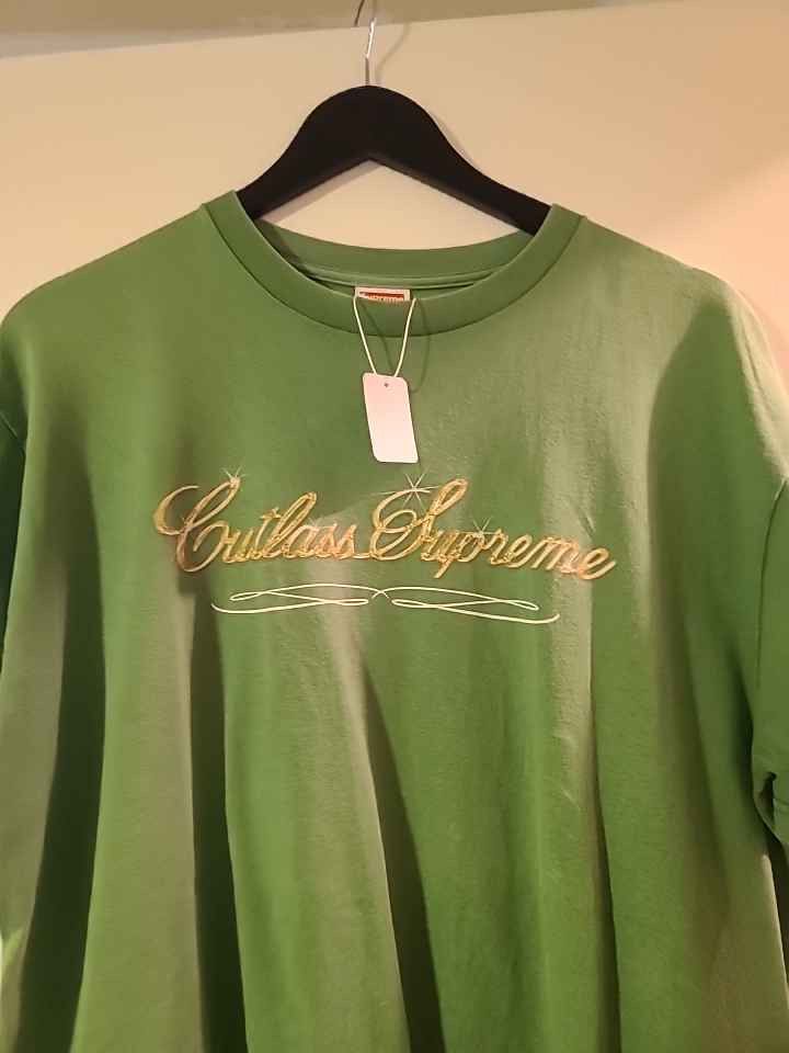 Supreme Supreme Cutlass Supreme Tee Green L ~2002 Size US L / EU 52-54 / 3 - 1 Thumbnail