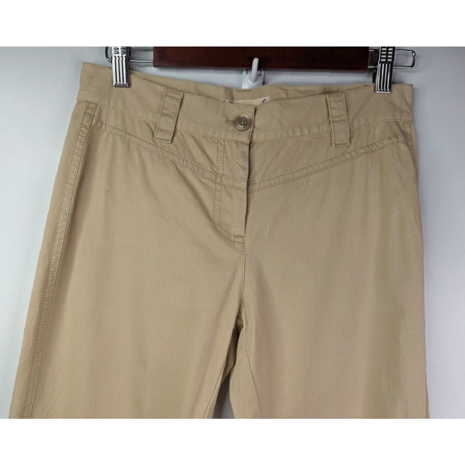 Valentino VALENTINO Beige Cotton Blend Women’s Chinos Pant Size 6 Made in Italy Size 28" / US 6 / IT 42 - 2 Thumbnail
