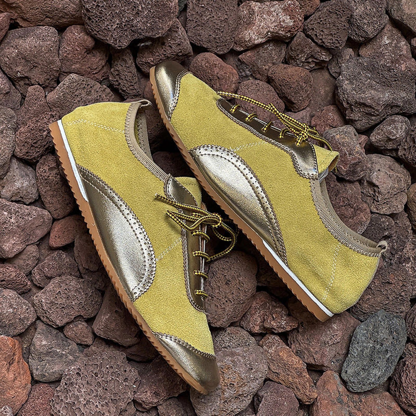 Other Blue Suede Casual Lace-Up Sneakers, Lightweight Shoes Size US 7 / EU 40 - 8 Thumbnail
