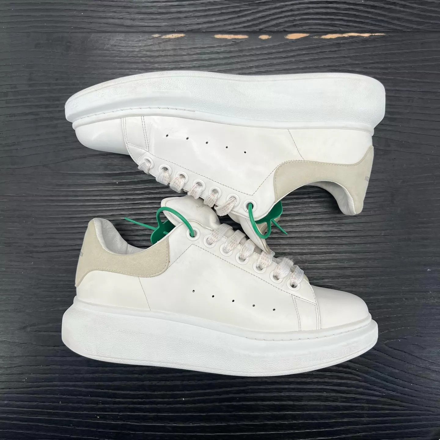 Alexander McQueen McQueen White & Pink Suede Shoes 39 (O.Box) Size US 6 / EU 39 - 4 Thumbnail