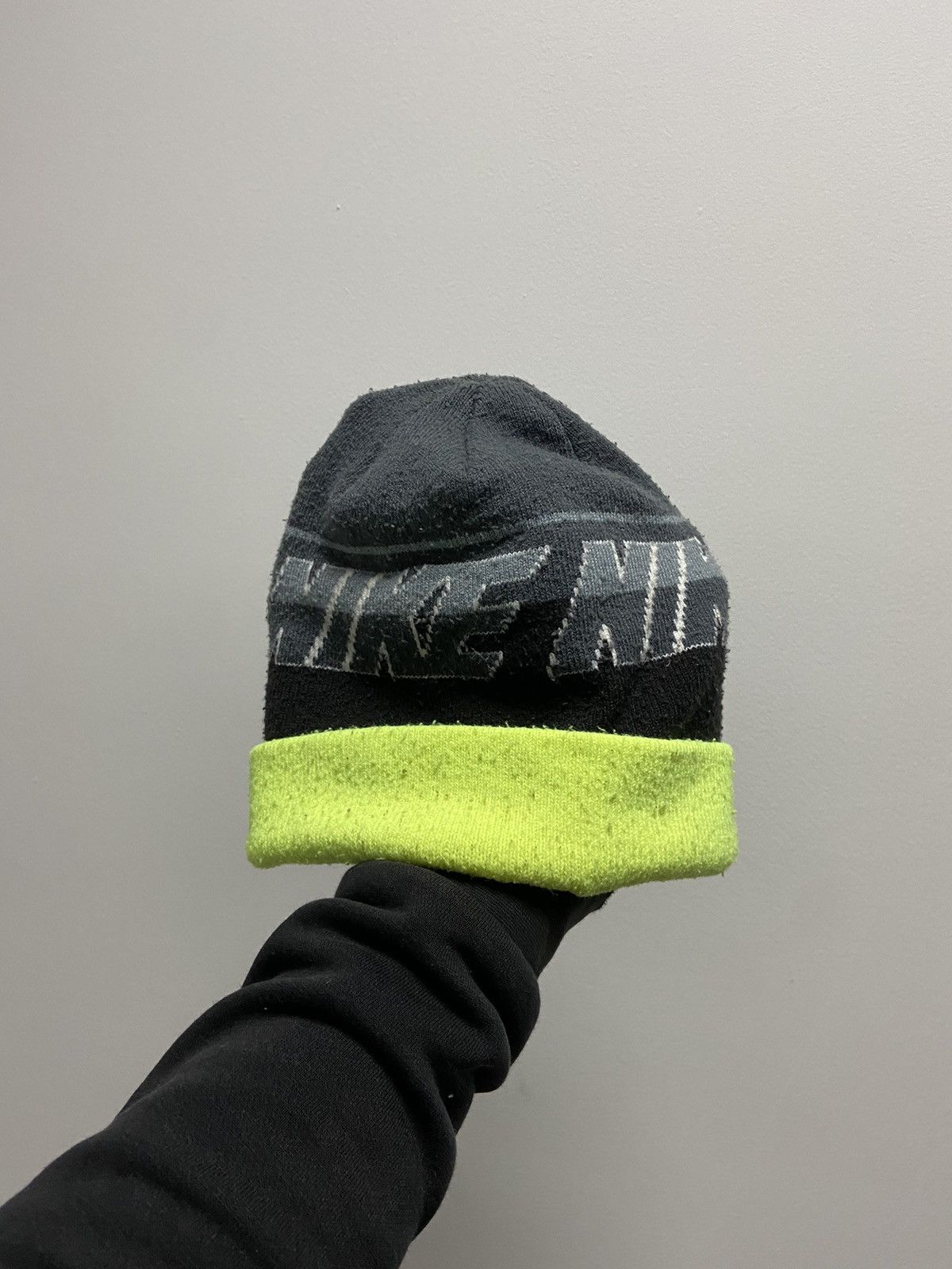 Nike × Vintage Nike Hat Vintage big Logo beanie swoosh Y2K Size ONE SIZE - 2 Thumbnail