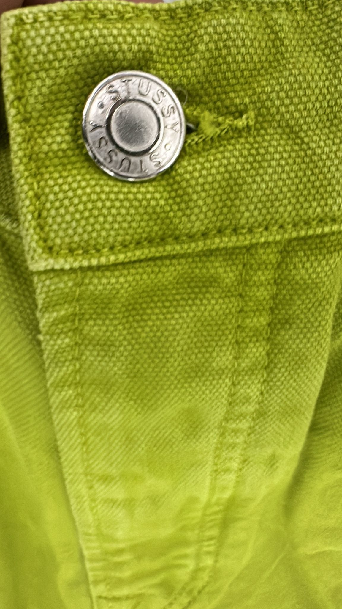 Stussy Stussy Big Ol' Jean Washed Canvas “Cactus” 30 Size US 30 / EU 46 - 5 Thumbnail