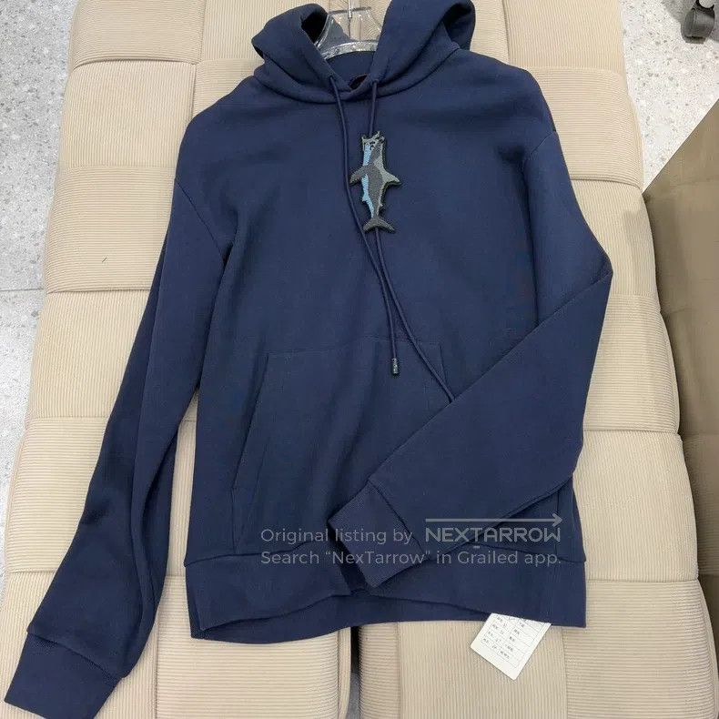 Louis Vuitton Louis Vuitton SS21 Beaded Shark Hoodie Size US S / EU 44-46 / 1 - 1 Thumbnail